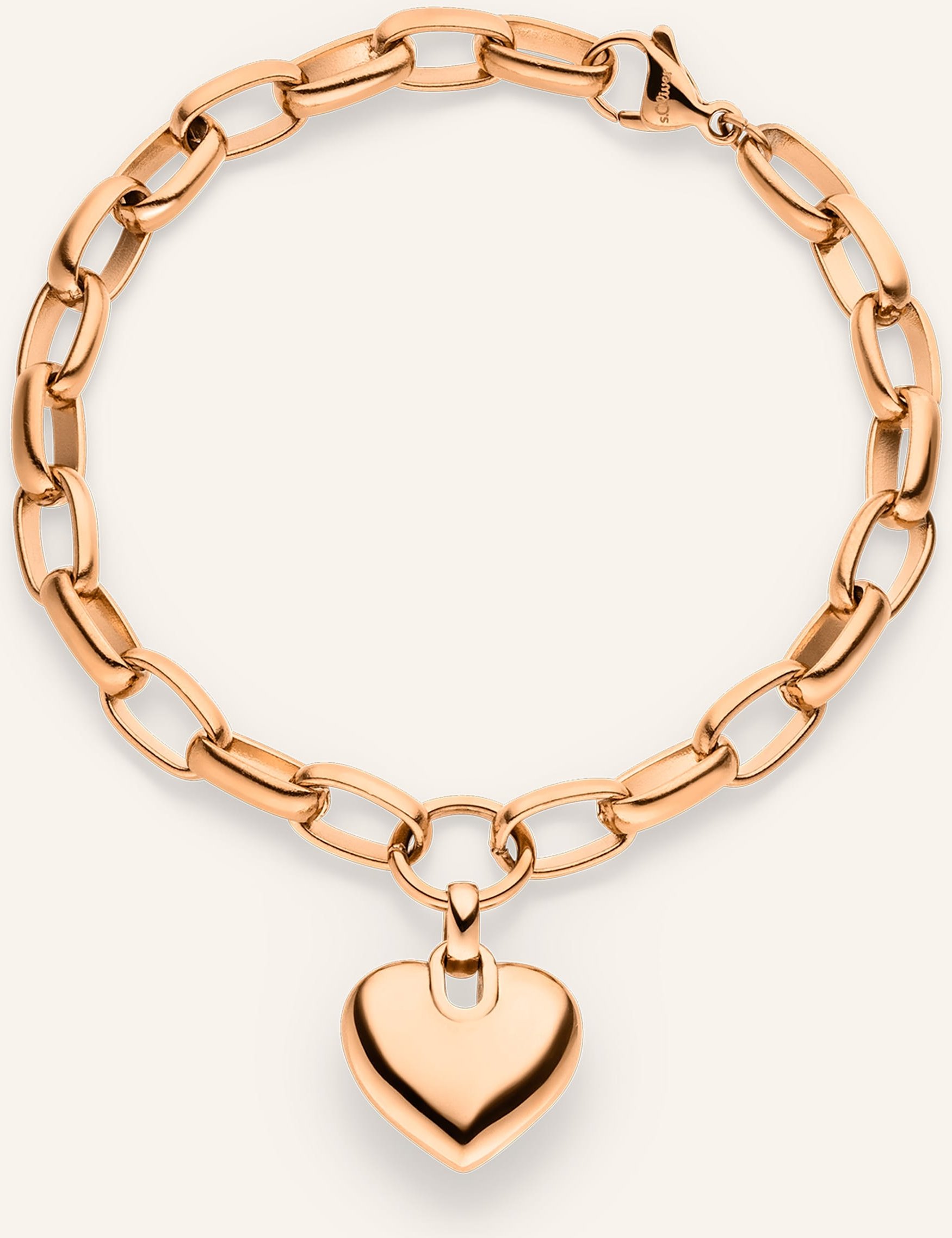 S.Oliver Armband Aus Edelstahl rosegold