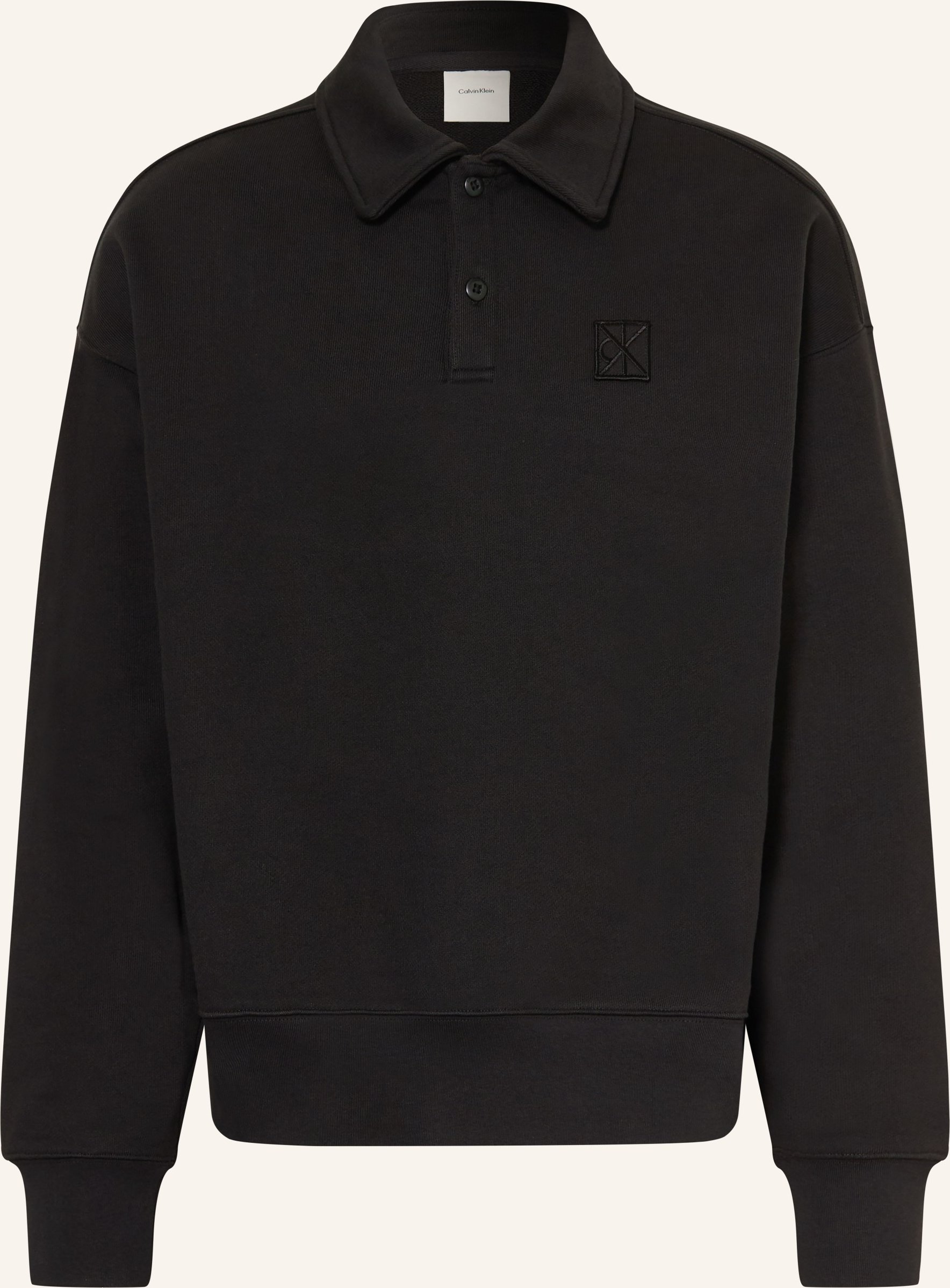 Calvin Klein Sweatshirt Terry schwarz
