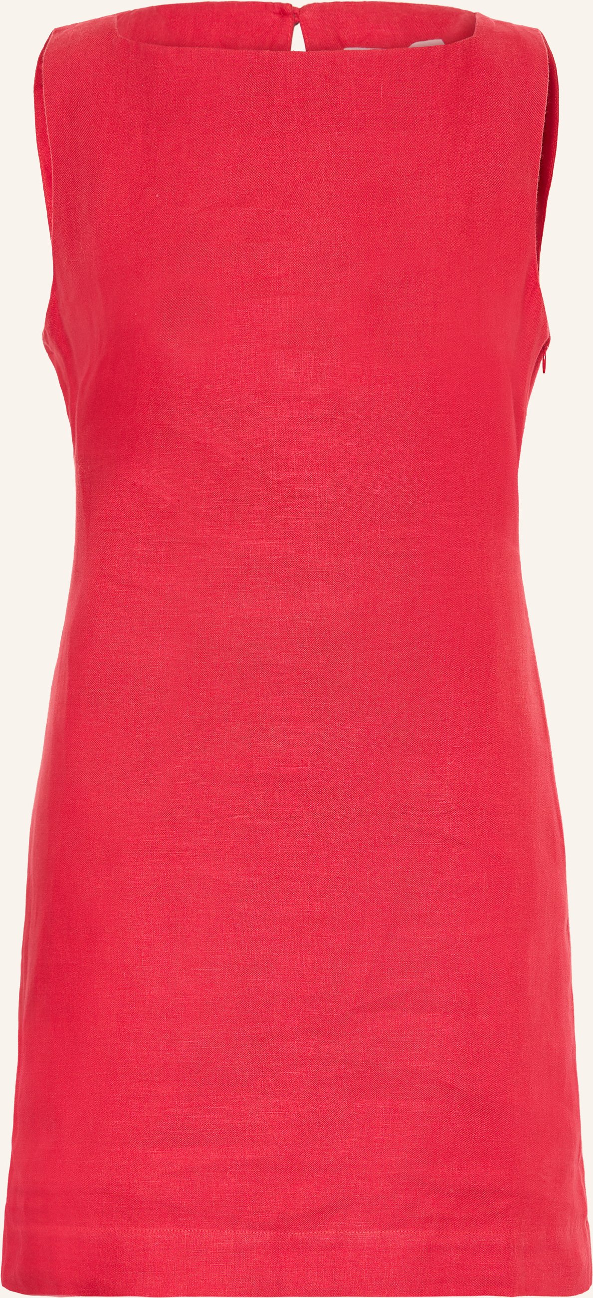 Arkitaip Etuikleid Dahlia Aus Leinen rot