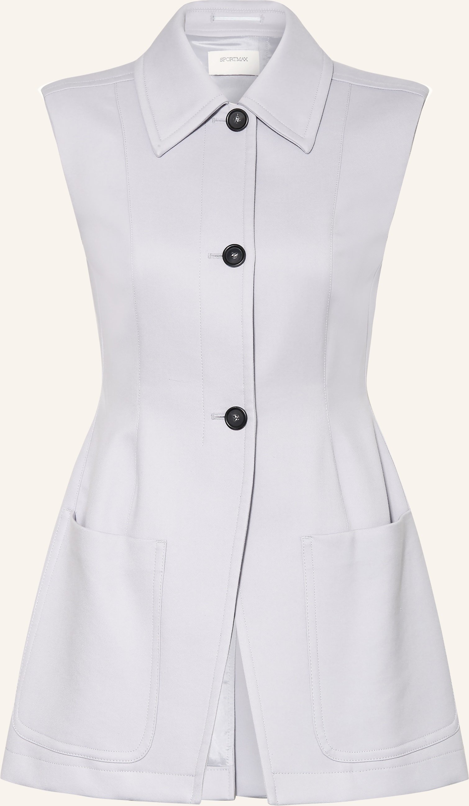 Sportmax Blazerweste Gabarra grau