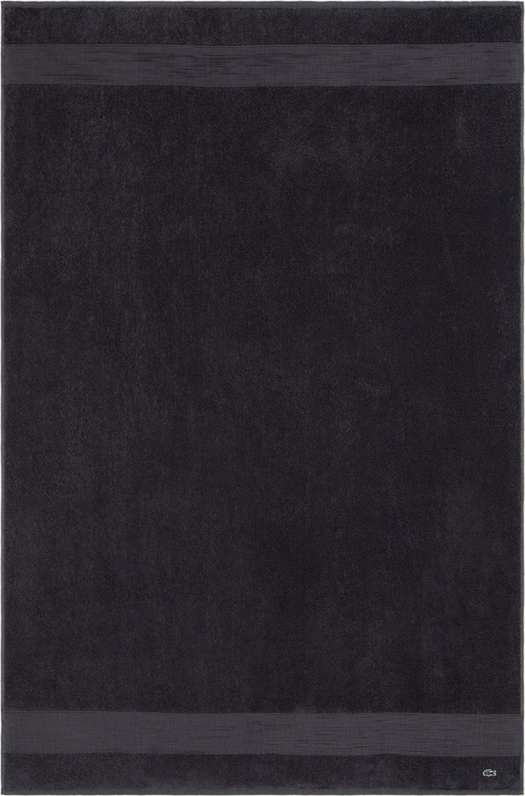 Lacoste Badetuch Llecroco schwarz