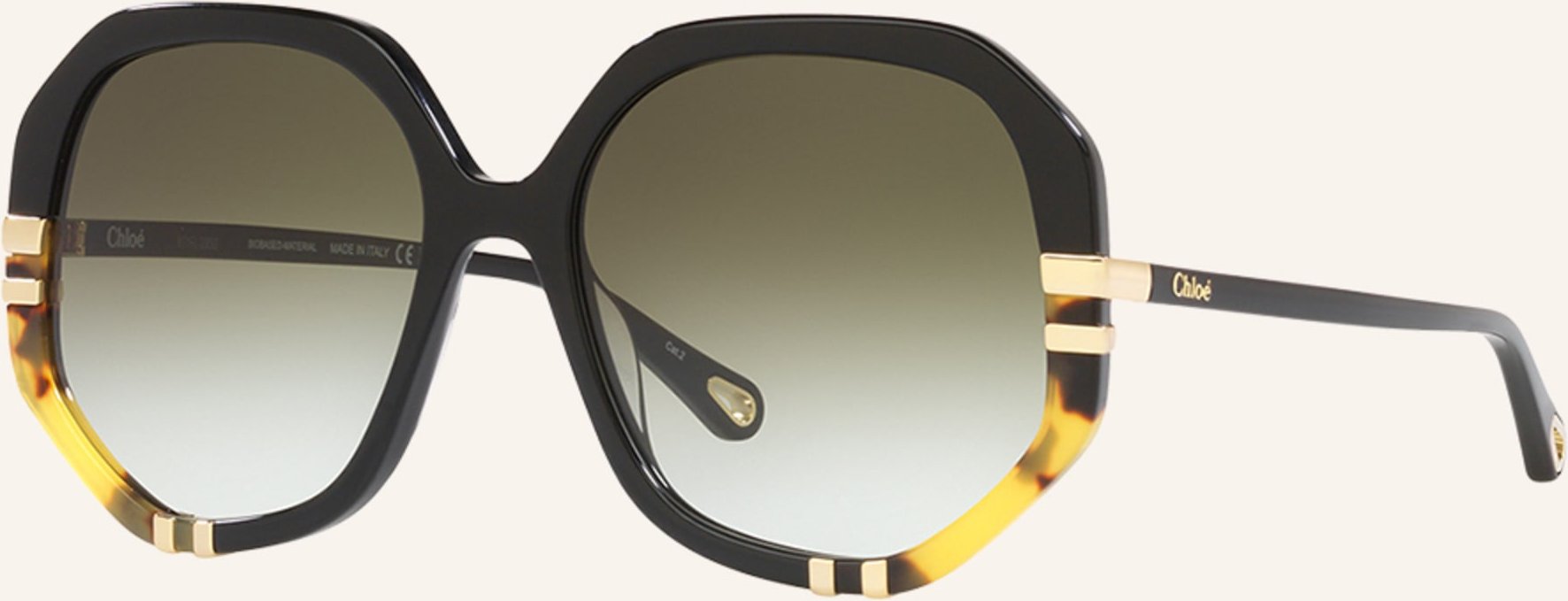 Chloé Sonnenbrille ch0105s schwarz