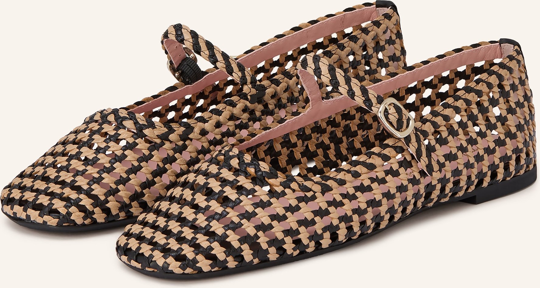 Pretty Ballerinas Mary-Jane-Ballerinas Totrz schwarz