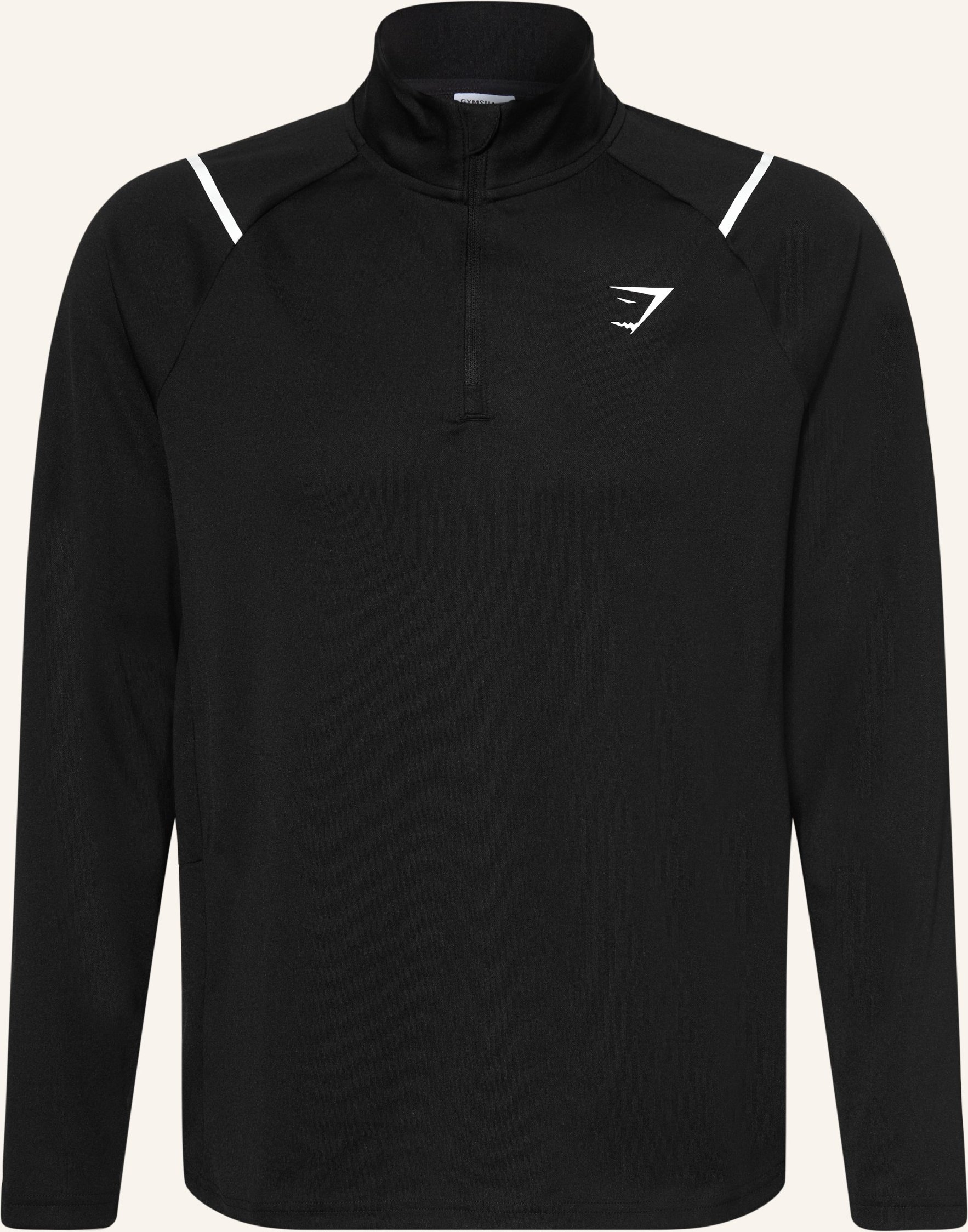 Gymshark Longsleeve Arrival Contrast schwarz
