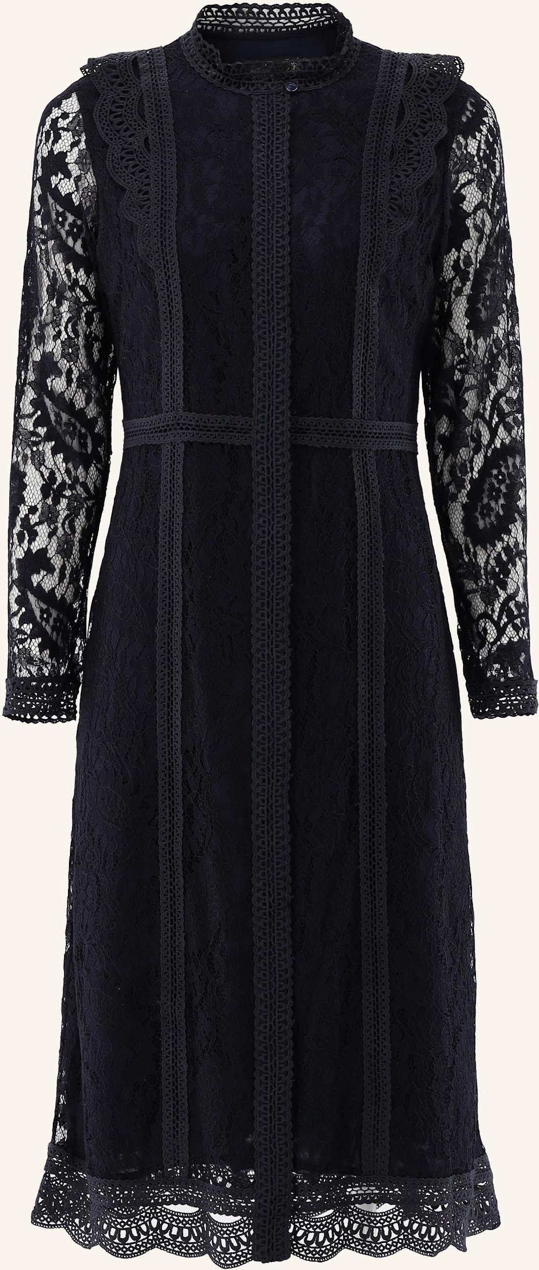 Van Laack Kleid Modern Fit blau