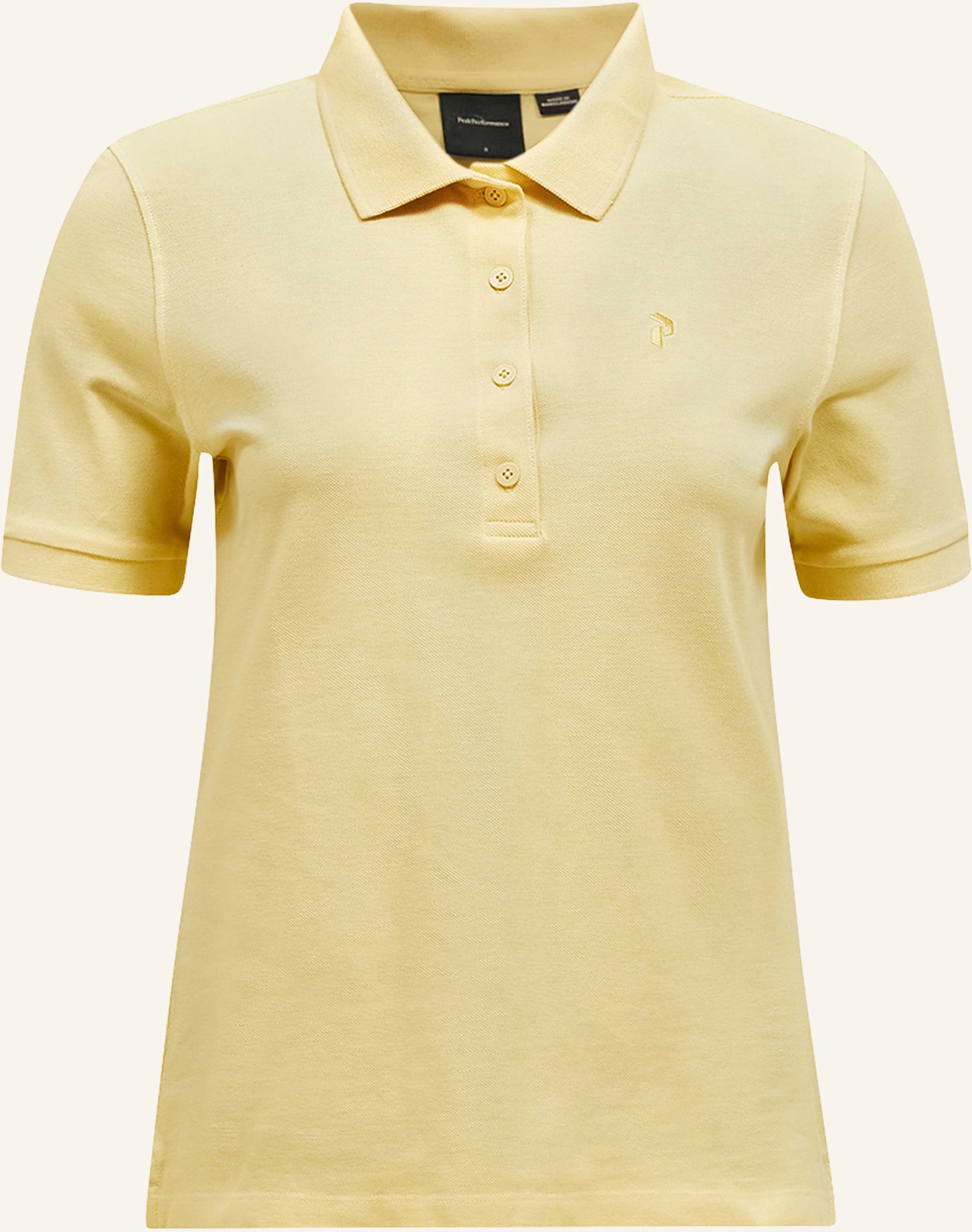 Peak Performance Poloshirt gelb