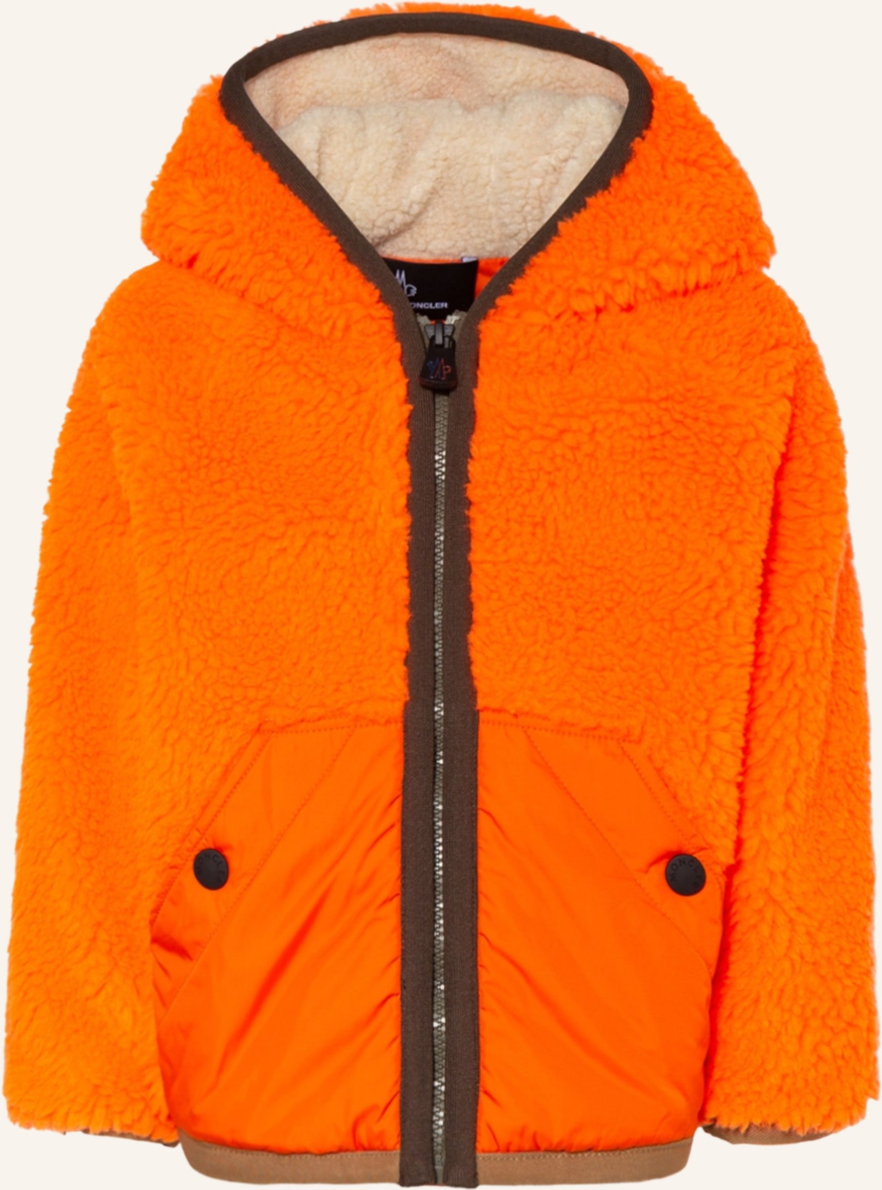 Moncler Enfant Midlayer-Jacke orange