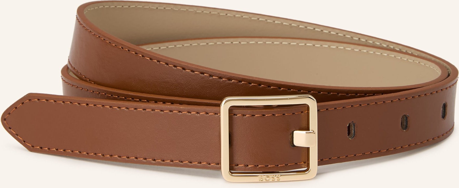 Boss Ledergürtel Eleri braun