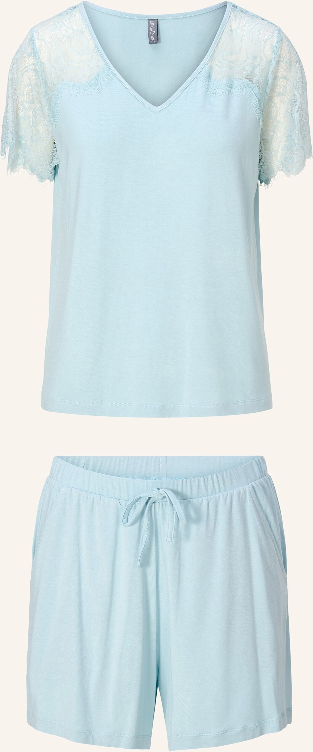 Lingadore Shortama Set blau