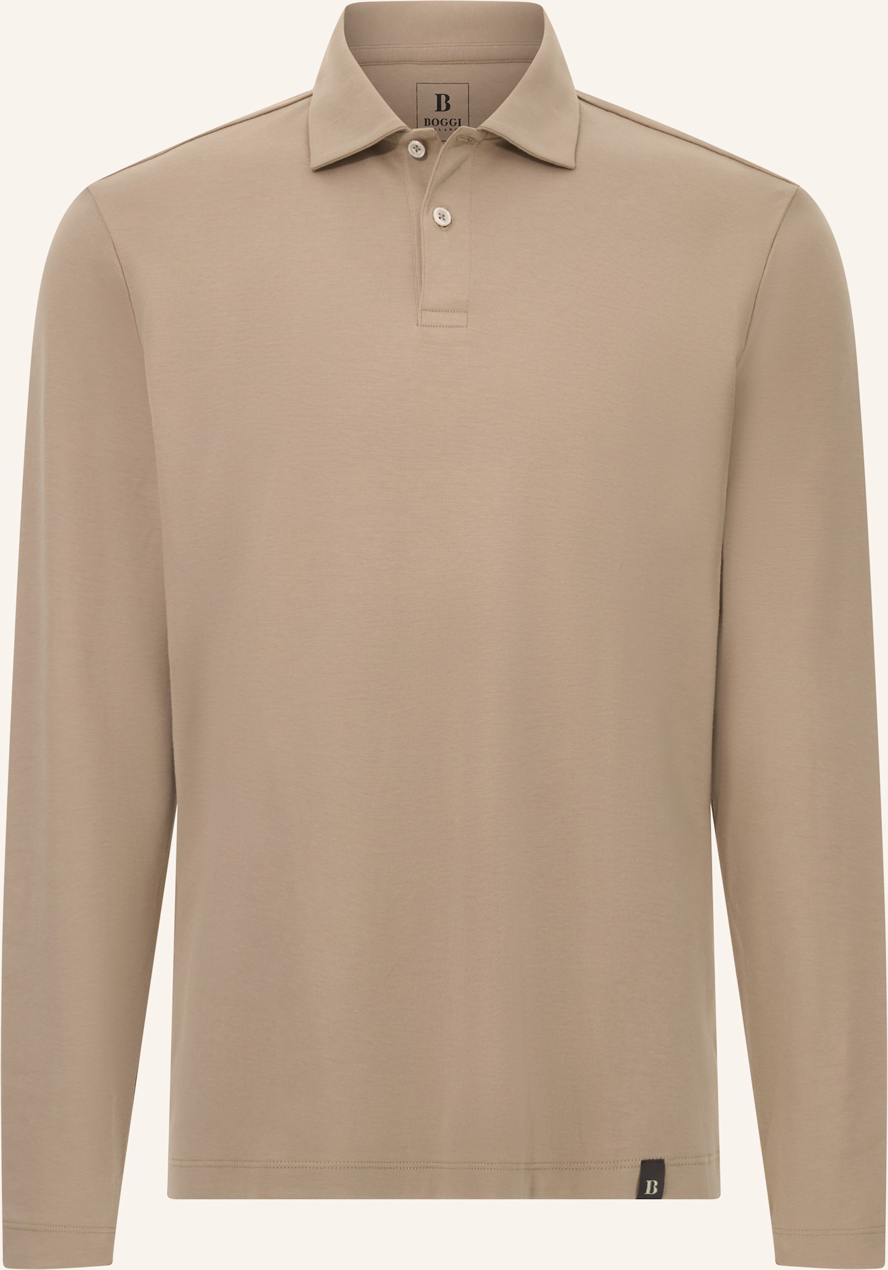 Boggi Milano Jersey-Poloshirt grau
