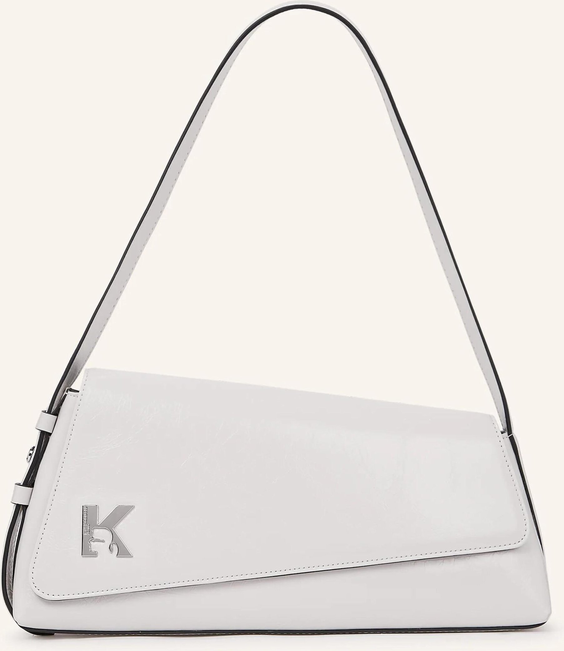 Karl Lagerfeld Jeans Schultertasche weiss