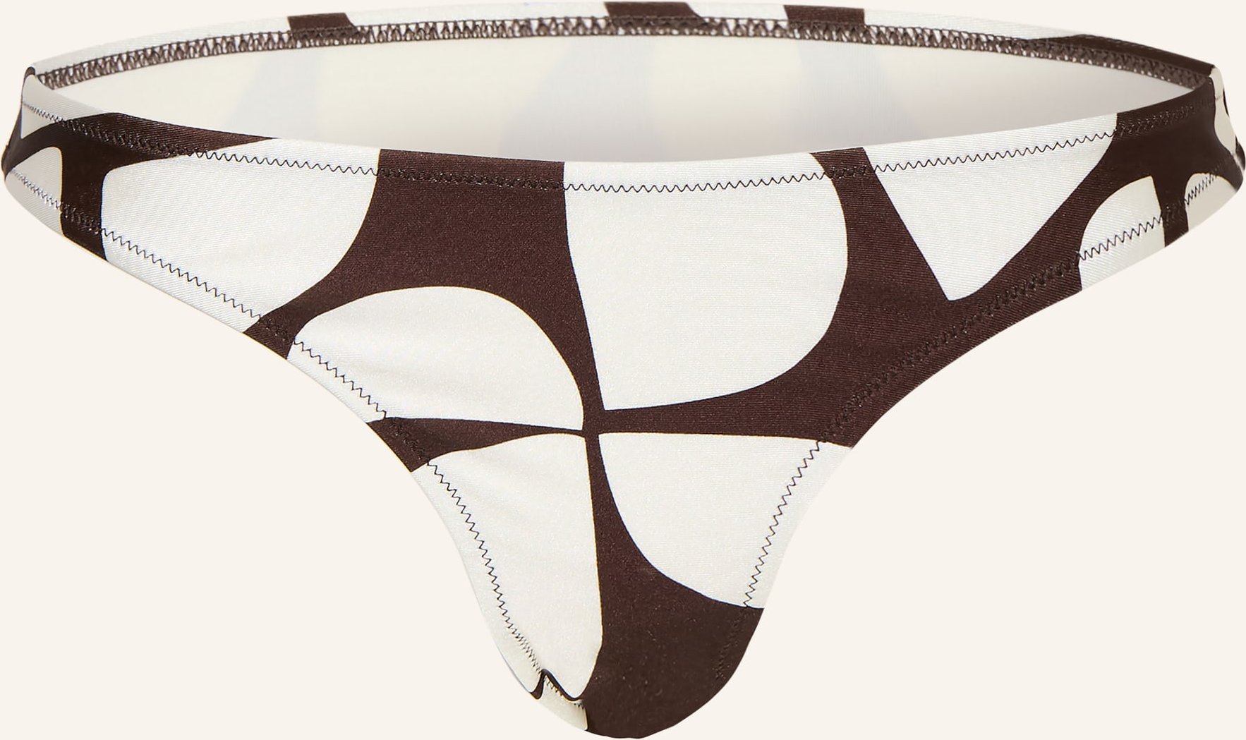 Mrs & Hugs High-Waist-Bikini-Hose braun