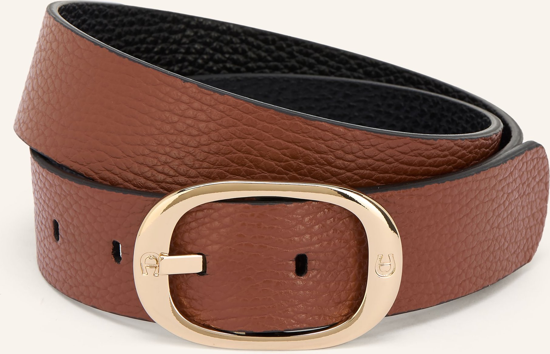 Aigner Ledergürtel braun