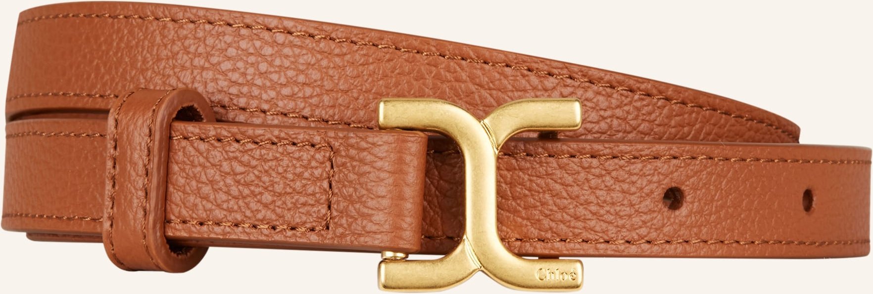 Chloé Ledergürtel Marcie braun