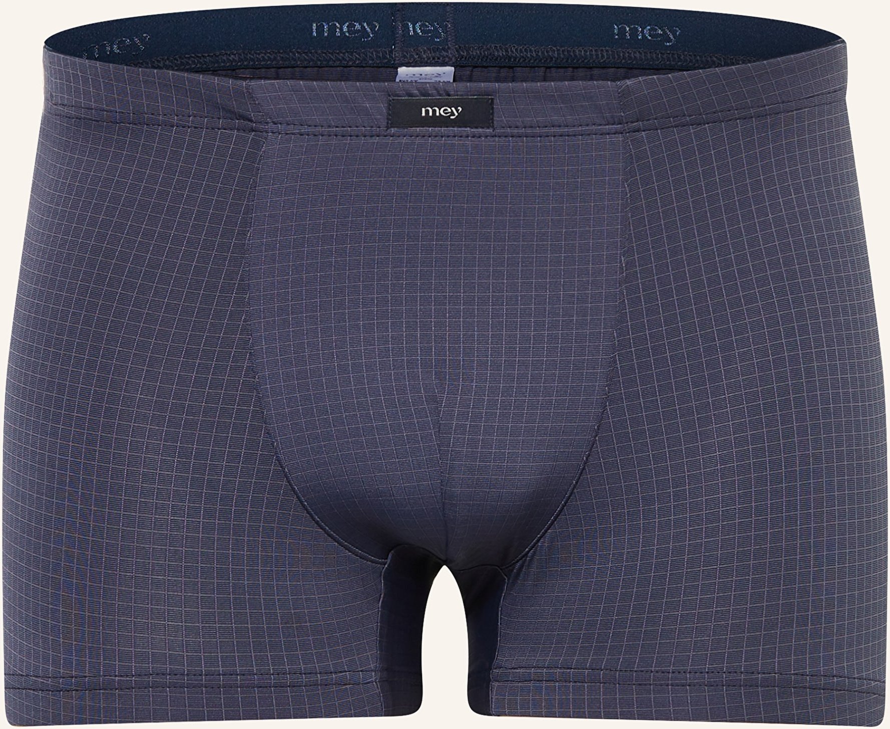 Mey Boxershorts Serie Blue Check blau