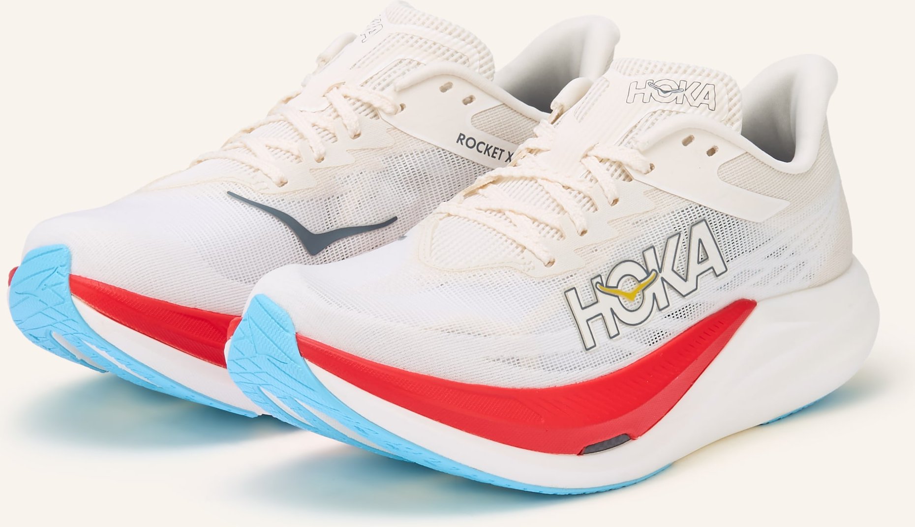 Hoka Laufschuhe U Rocket X 3 weiss