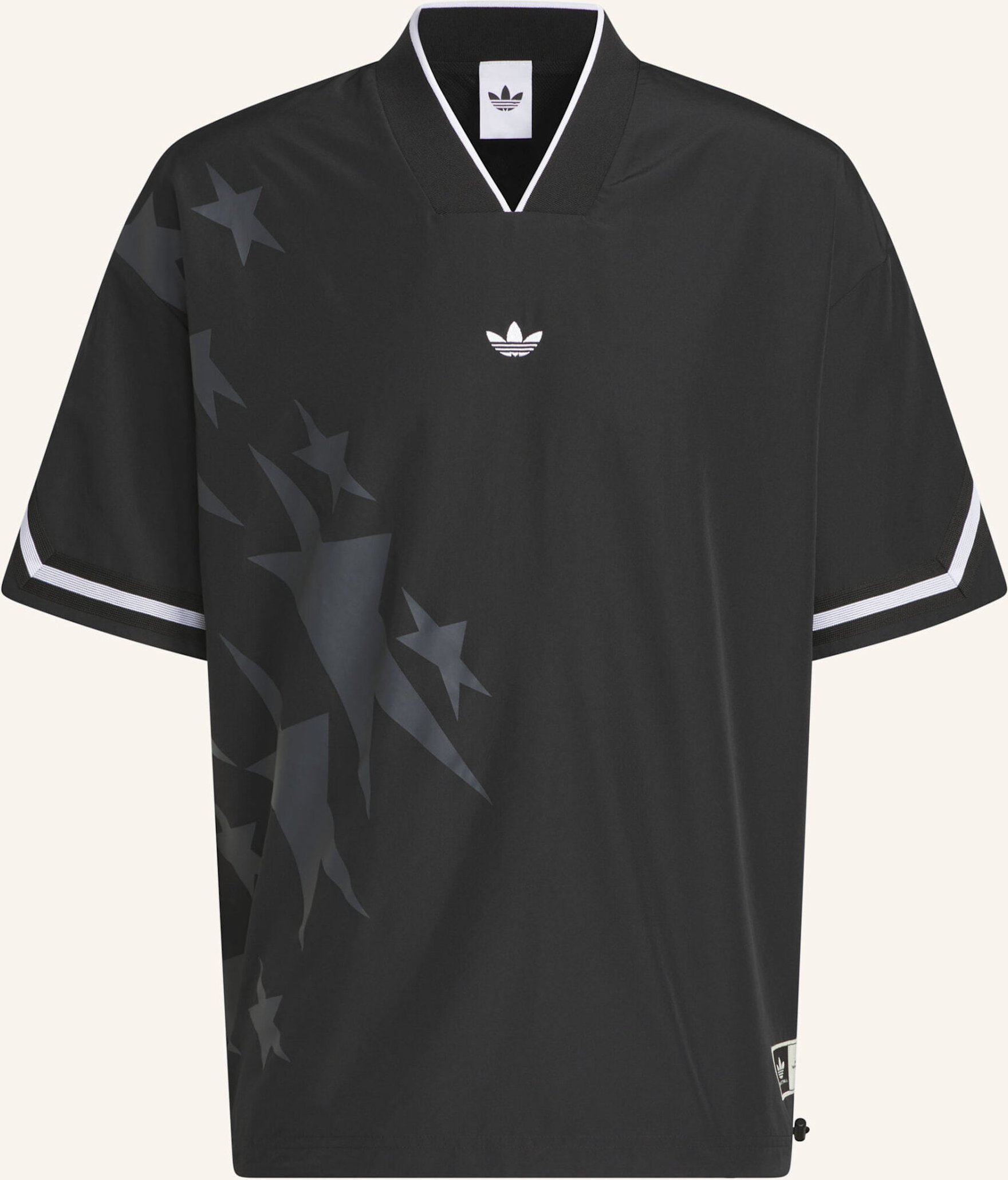 Adidas Originals Originals Basketball Star Warm Up Oberteil schwarz