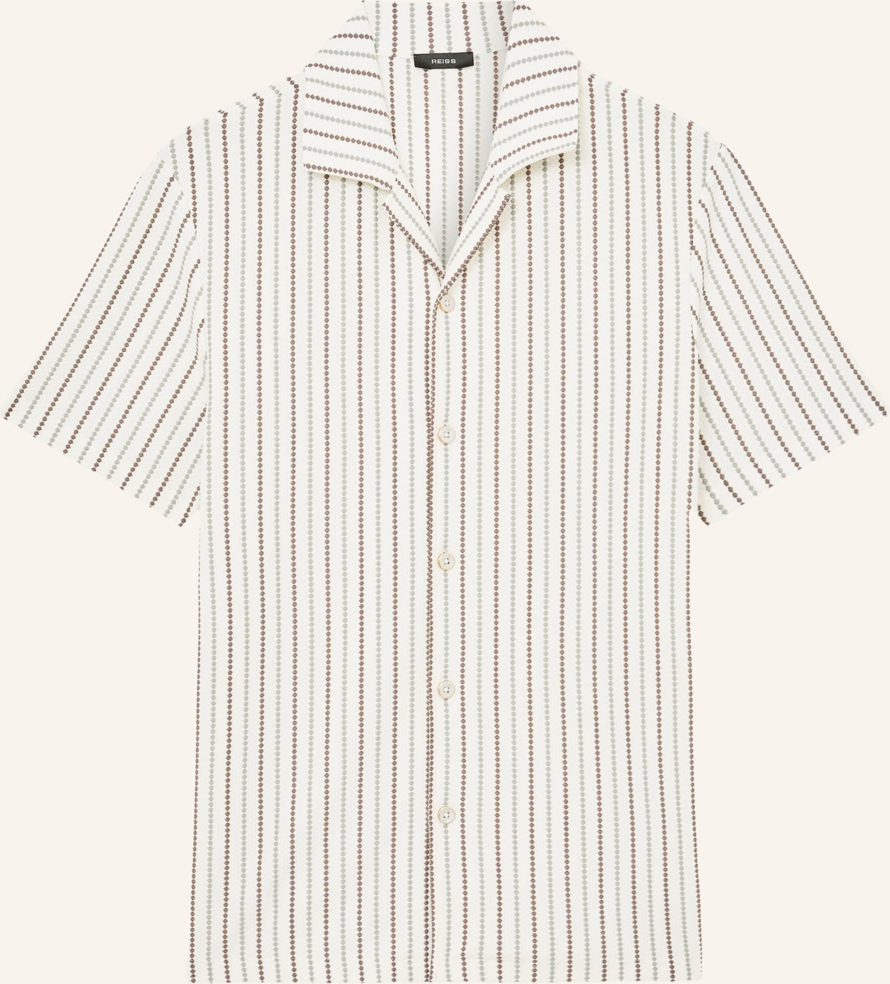 Reiss Resorthemd Percy Slim Fit gruen