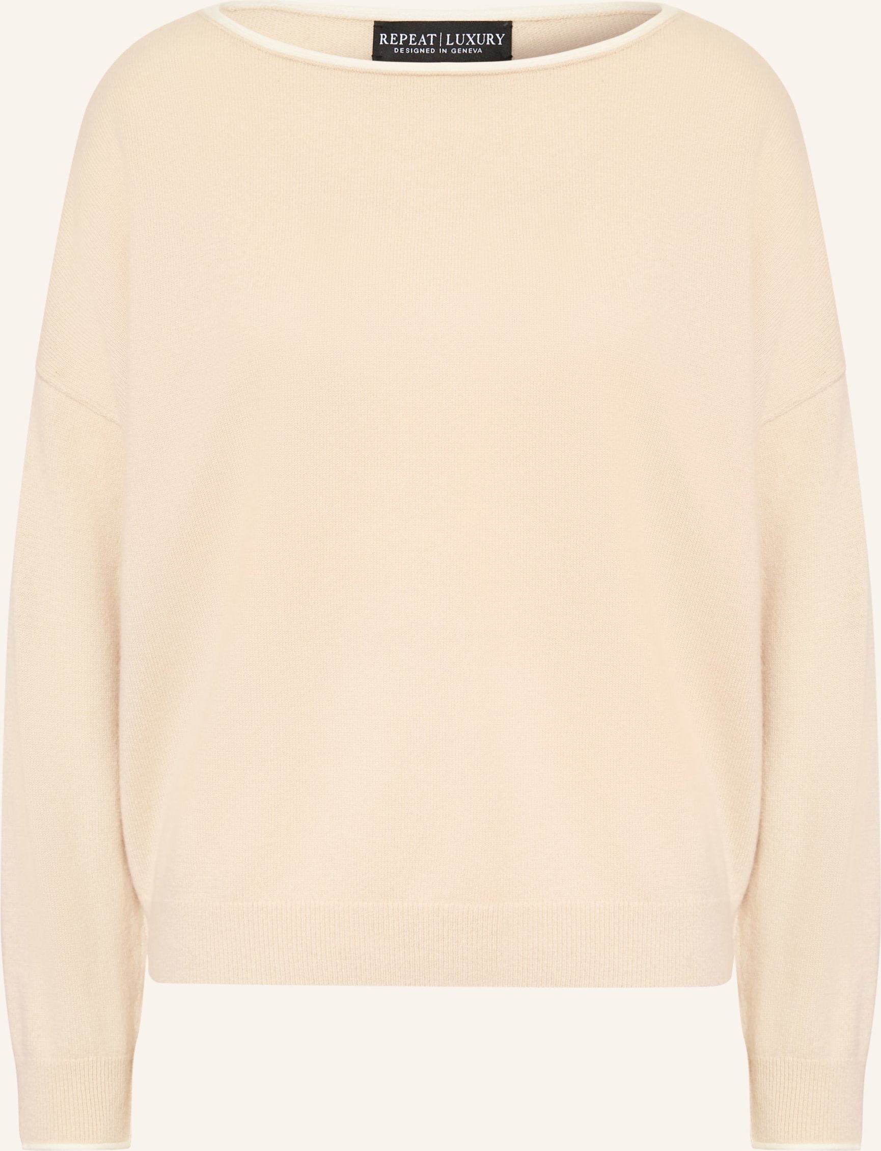 Repeat Cashmere-Pullover beige