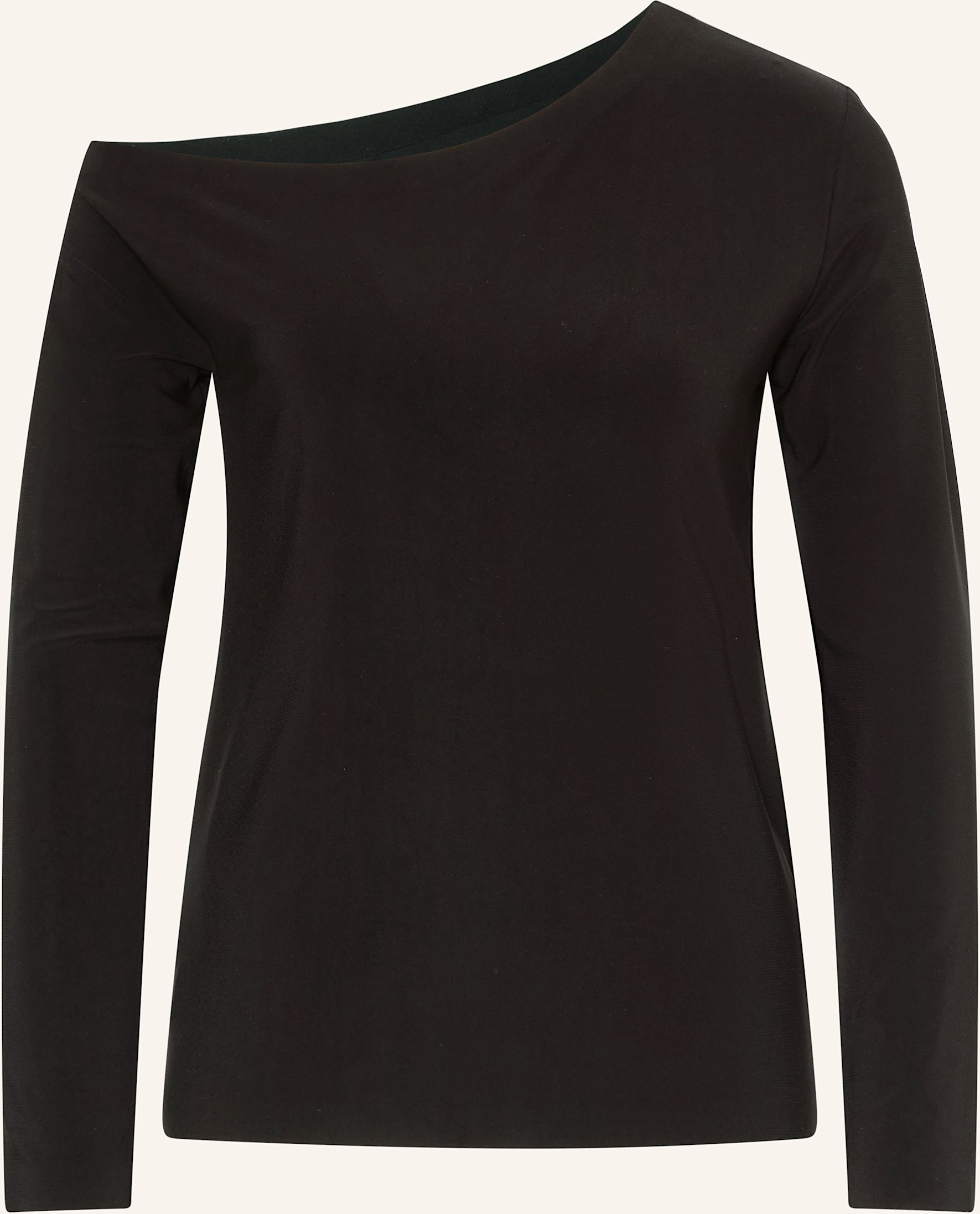 Norma Kamali One-Shoulder-Shirt schwarz