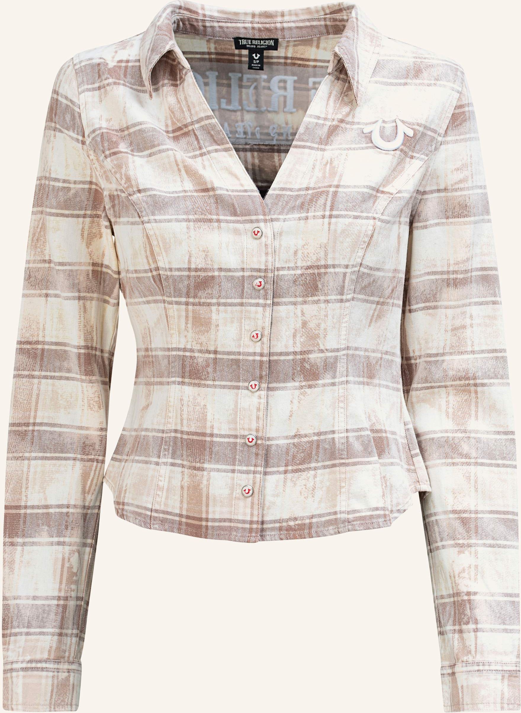 True Religion Karohemd braun