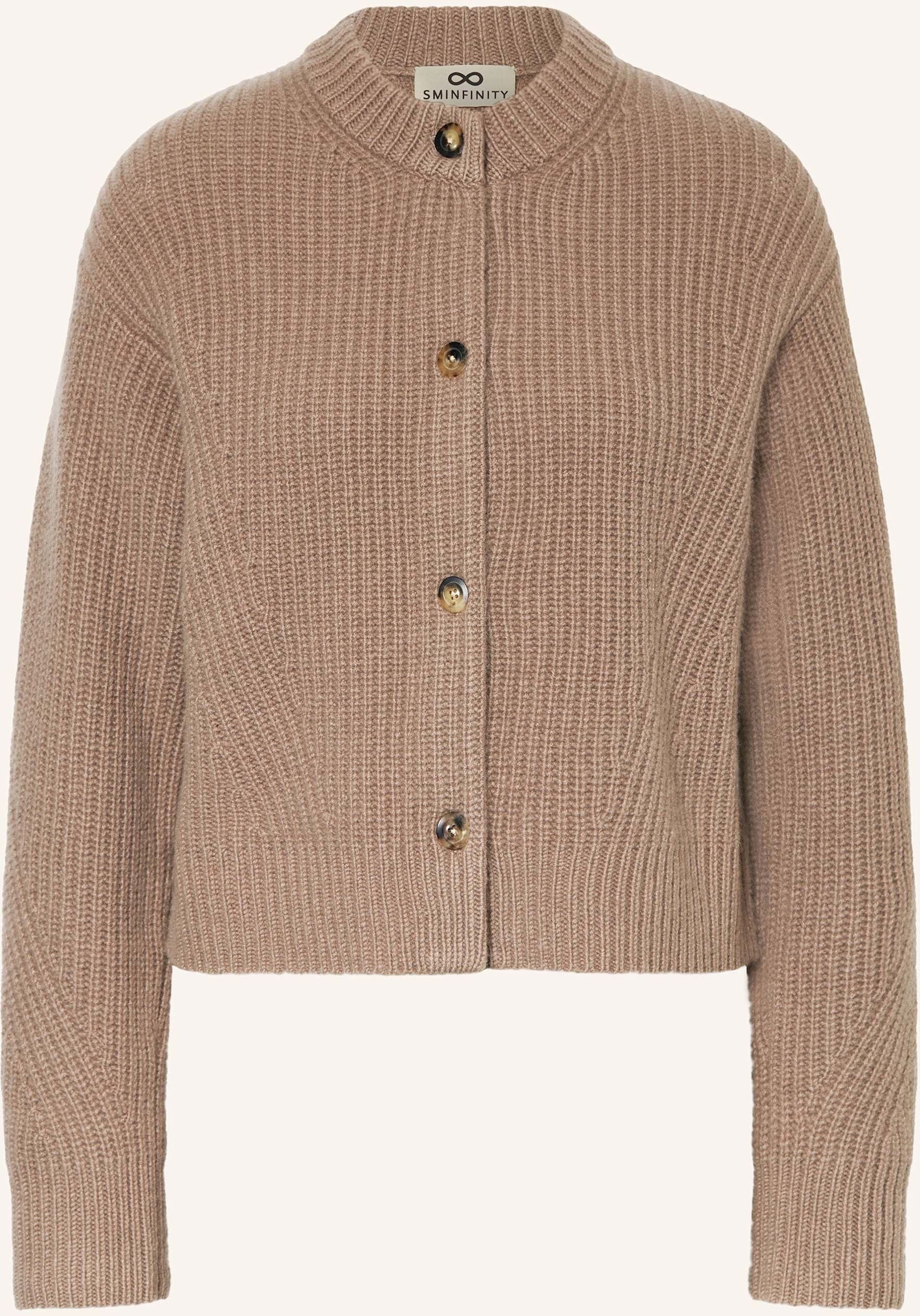 Sminfinity Strickjacke Aus Cashmere beige