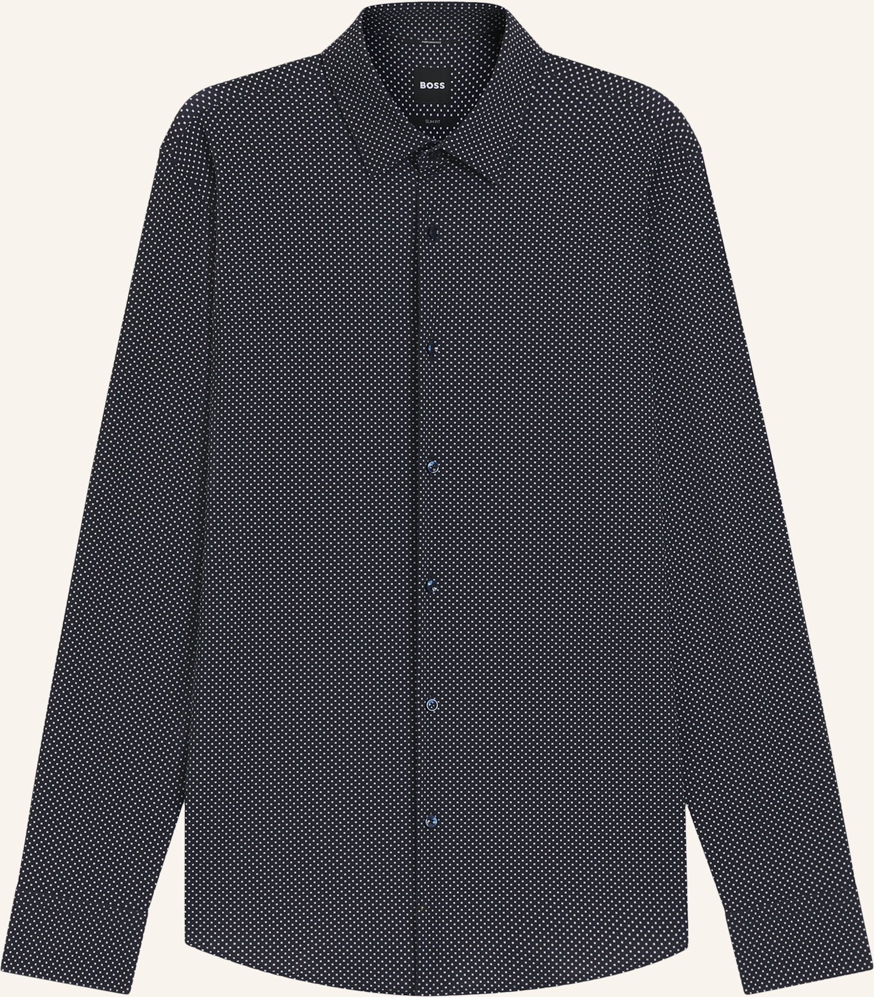 Boss Business Hemd P-Hank-S-K-261 Slim Fit blau