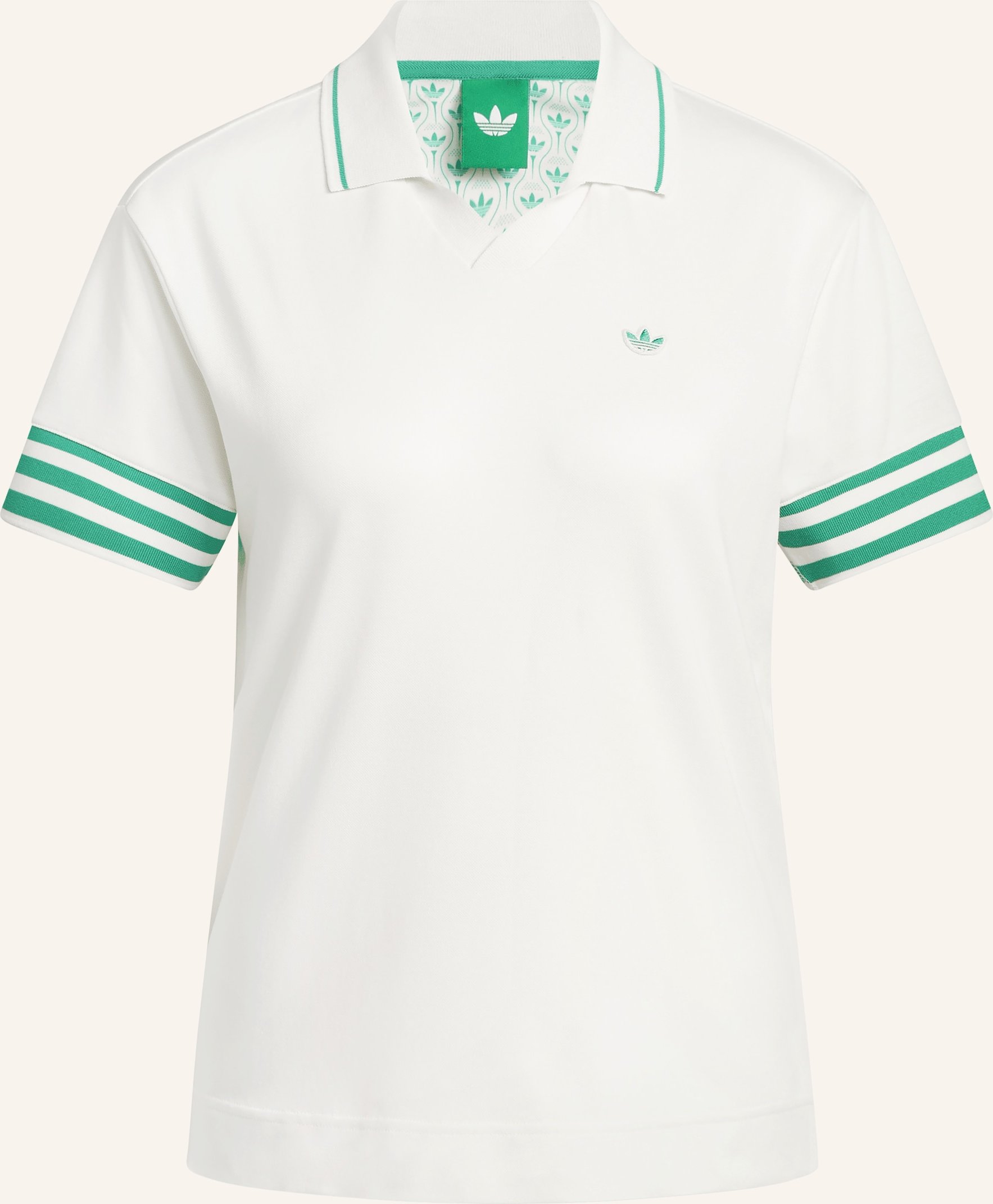 Adidas Originals Piqué-Poloshirt Originals 3-Stripe weiss