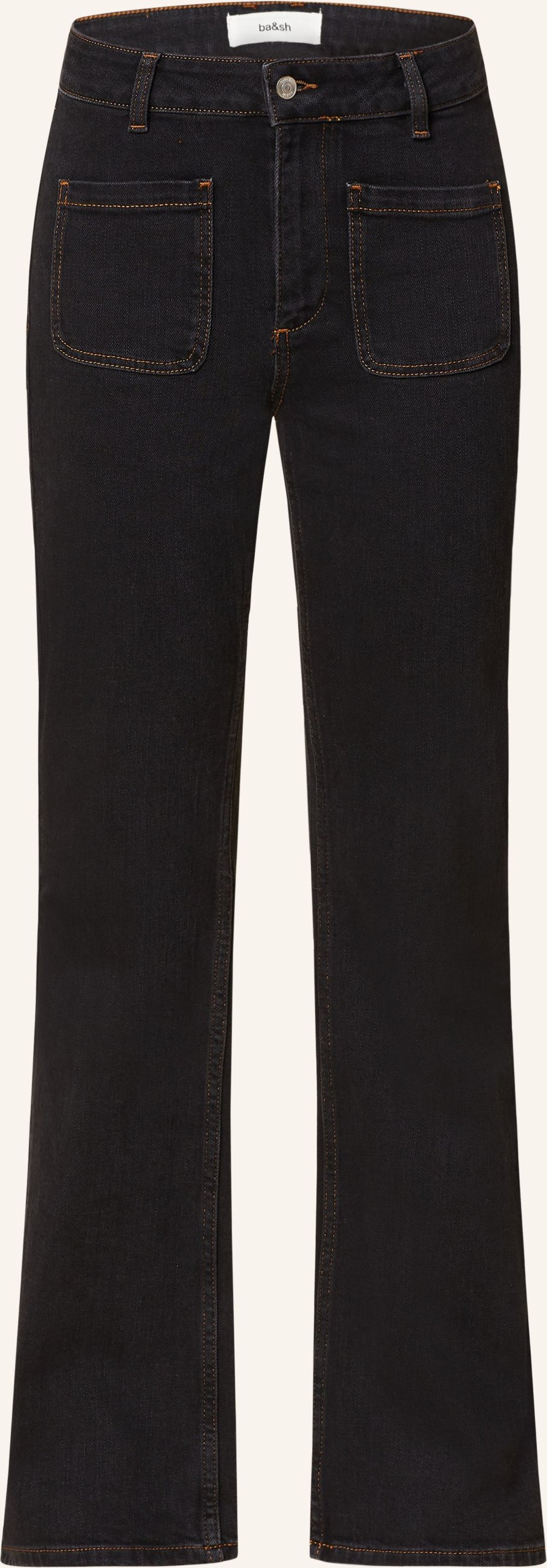 Ba&Sh Straight Jeans Ross schwarz