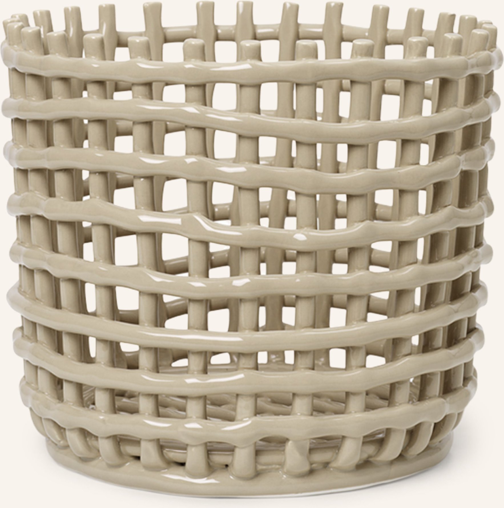 Thumbnail - Ferm Living Korb Ceramic beige