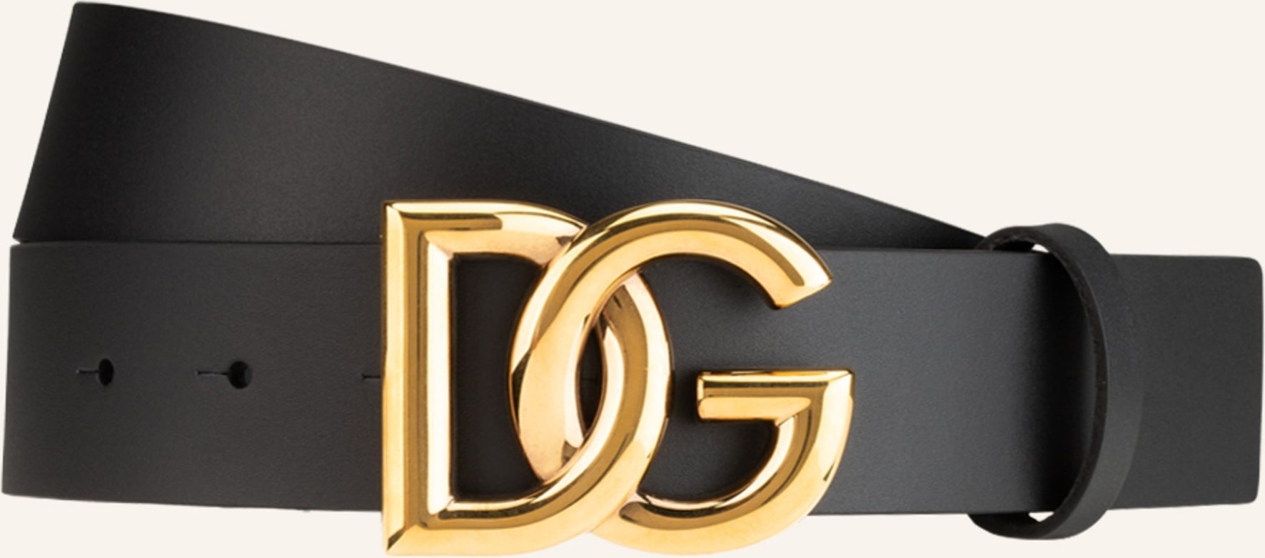 Dolce & Gabbana Ledergürtel schwarz