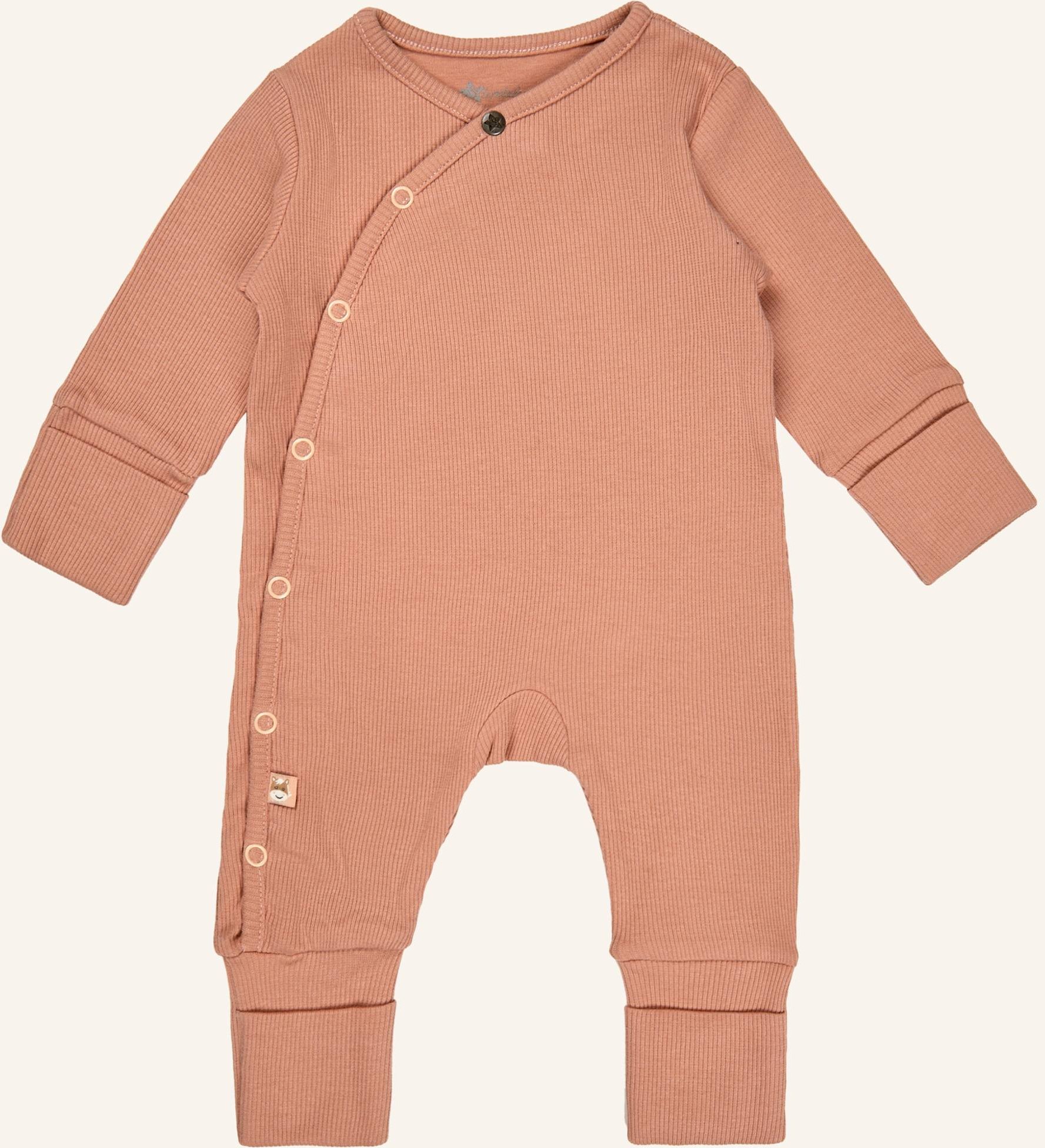 Sterntaler Baby Spieler Rippjersey braun