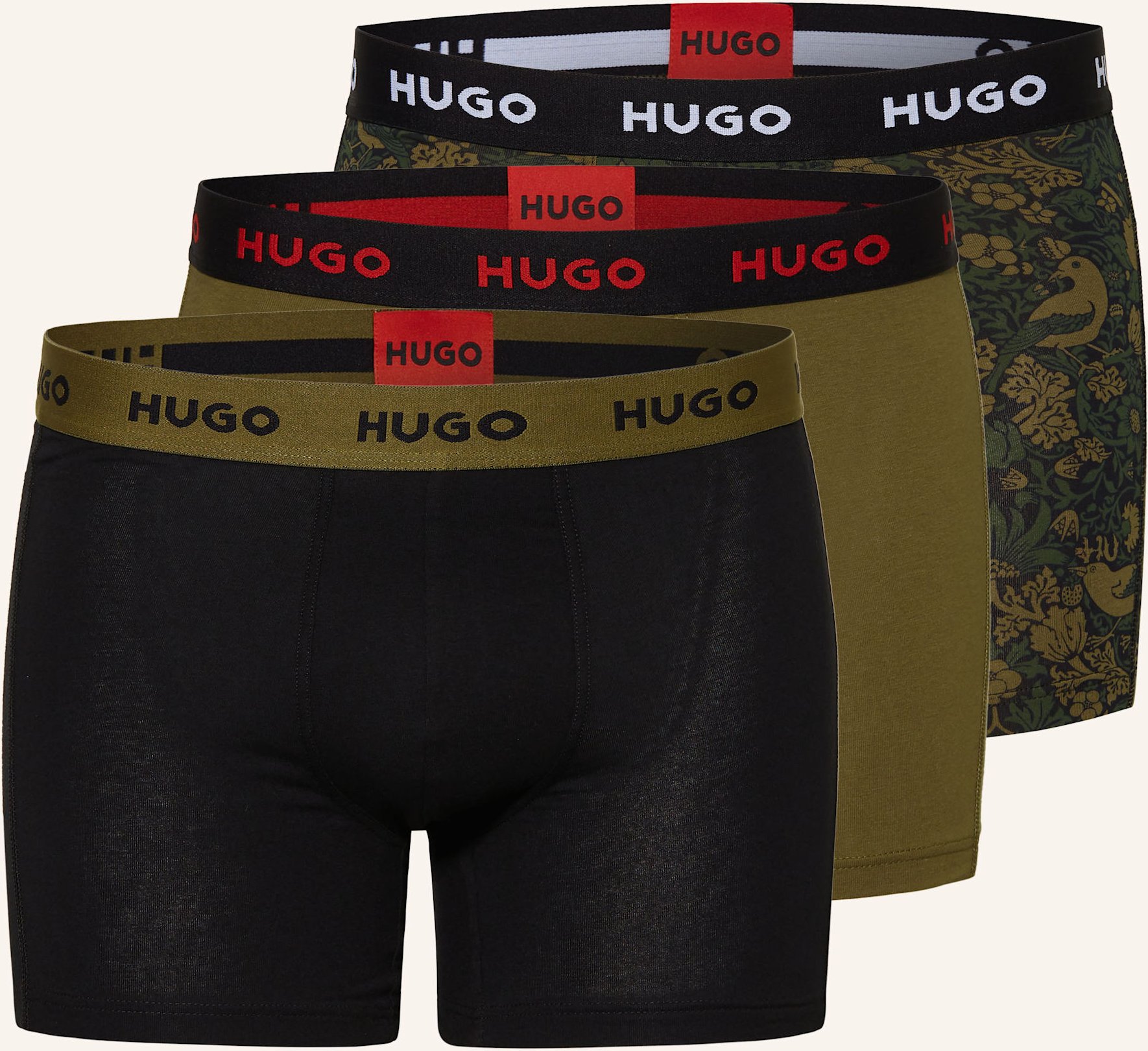 Hugo 3er-Pack Boxershorts gruen
