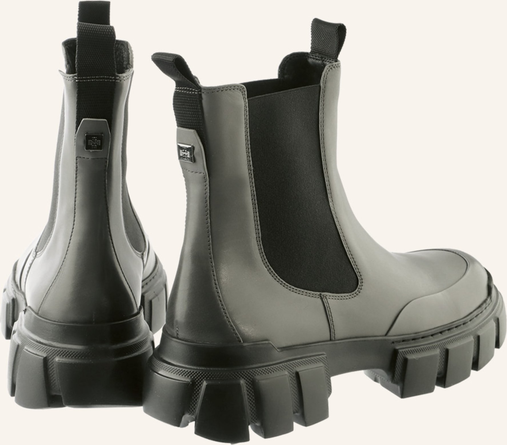 Högl Chelsea-Boots silber