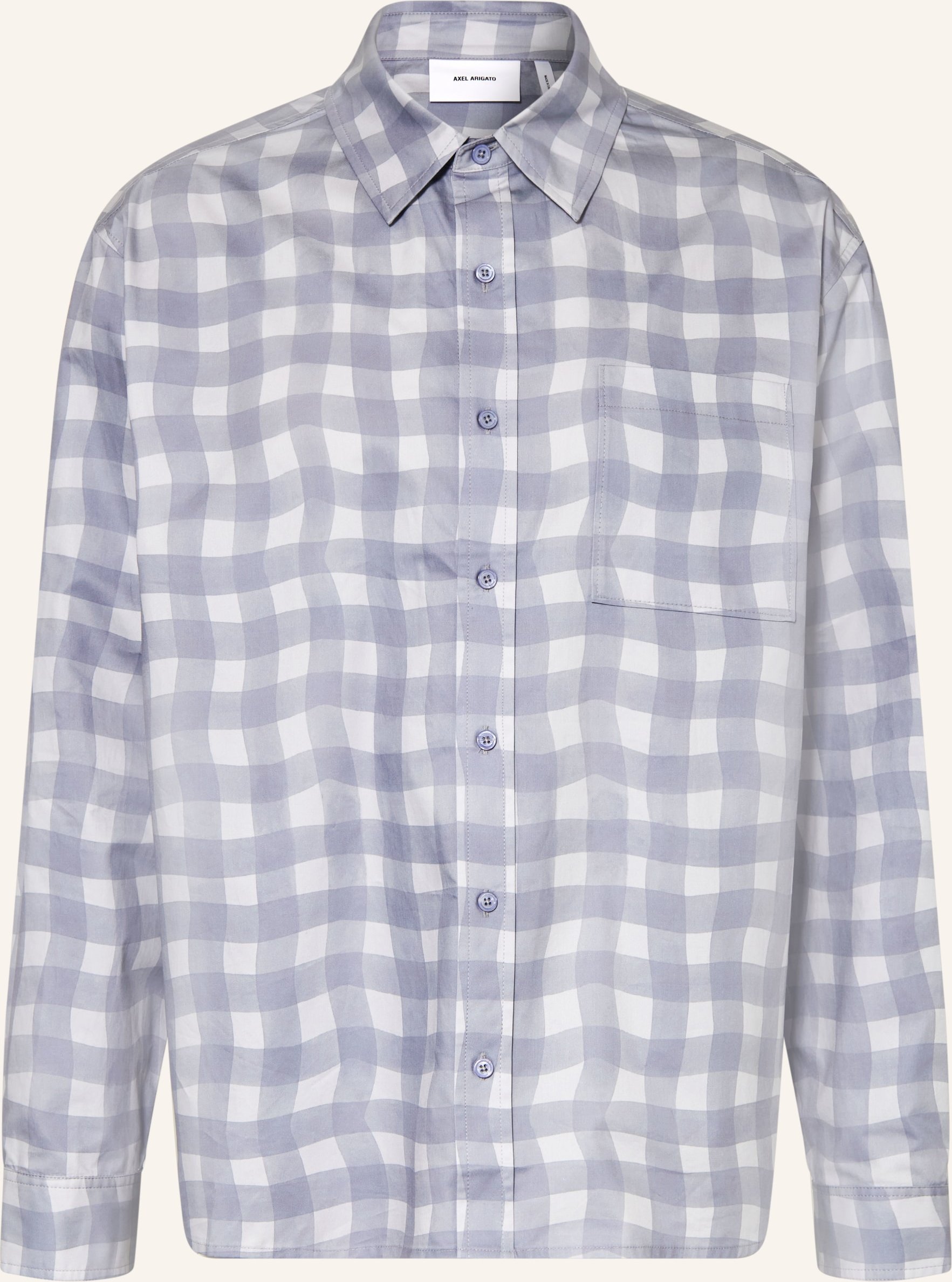 Axel Arigato Hemd Distort Comfort Fit blau