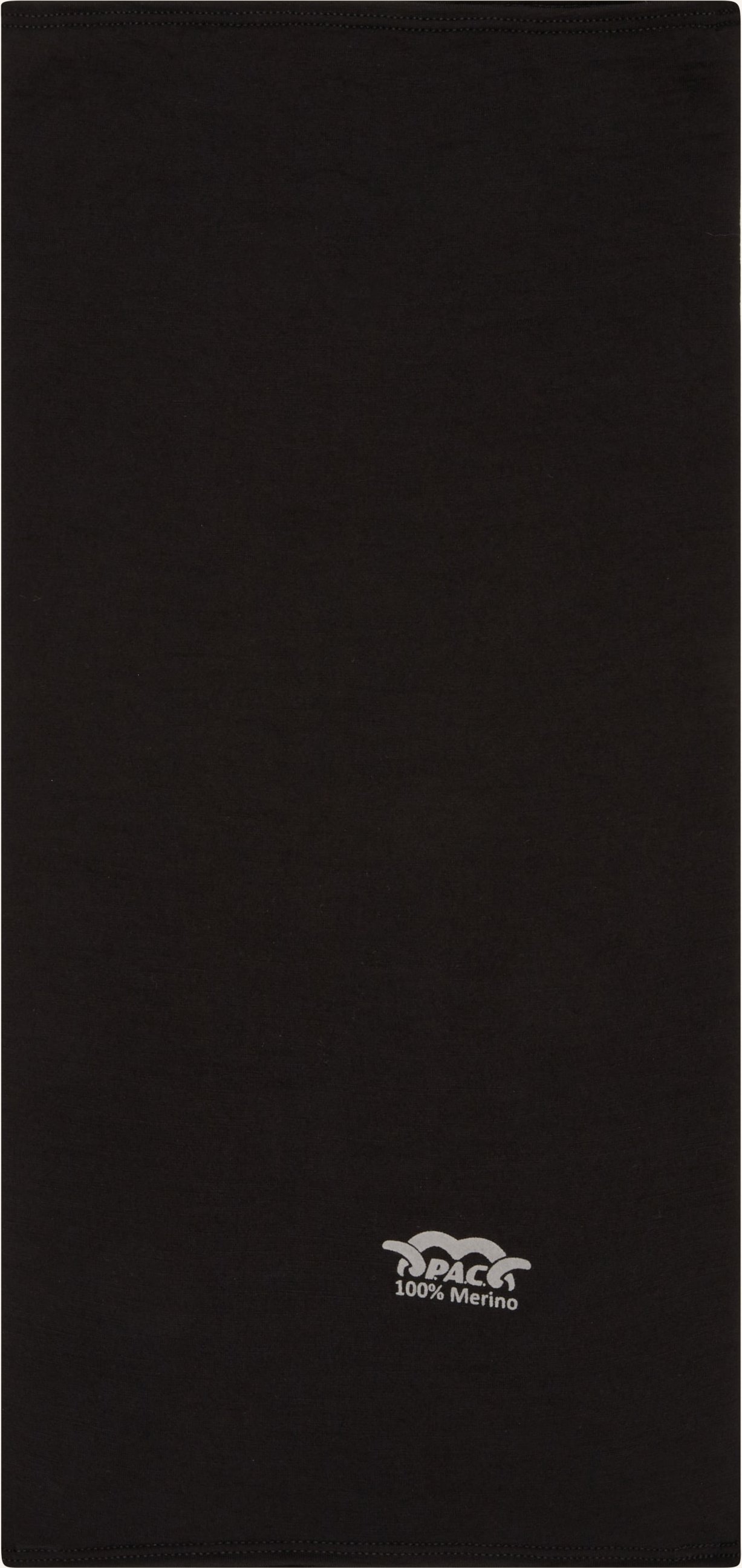 P.A.C. Multifunktionstuch Aus Merinowolle schwarz