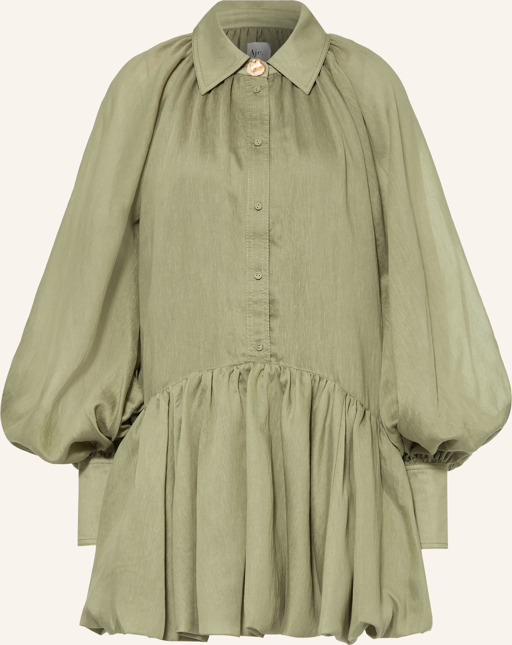 Aje. Hemdblusenkleid Mietta gruen