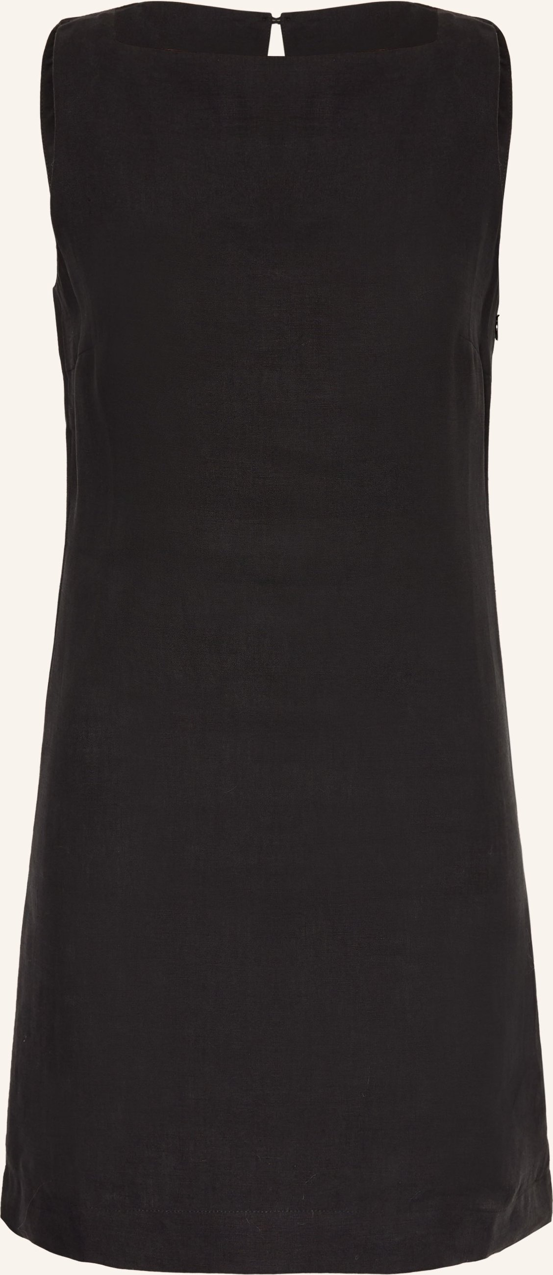 Arkitaip Etuikleid Dahlia Aus Leinen schwarz