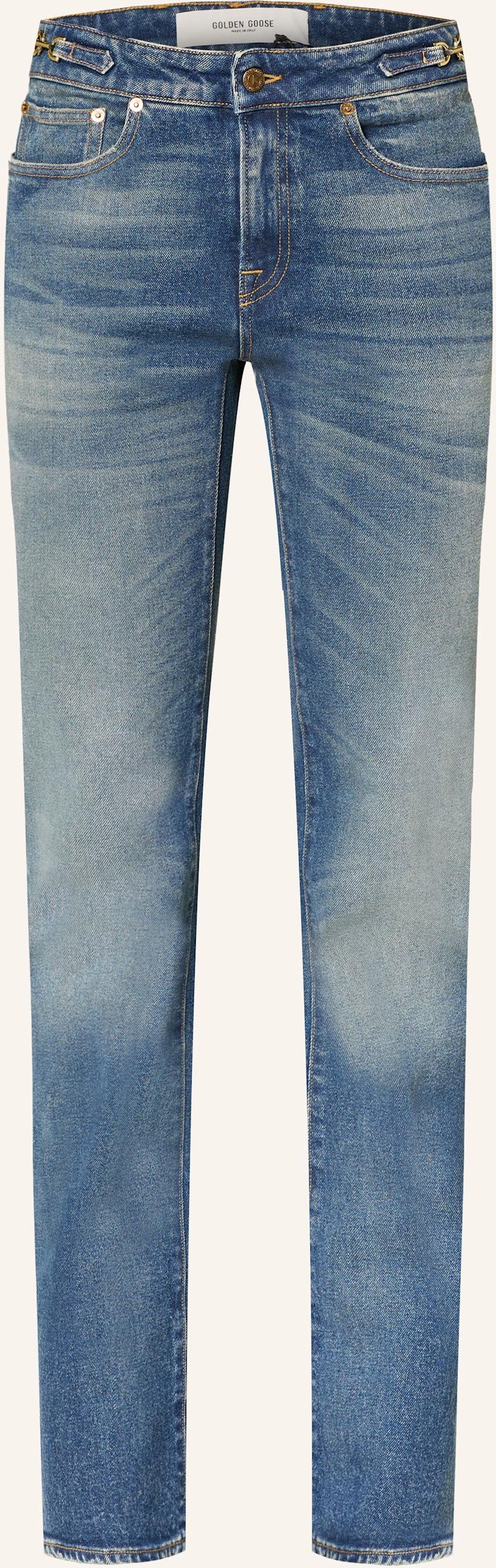 Thumbnail - Golden Goose Bootcut Jeans Ophelia blau