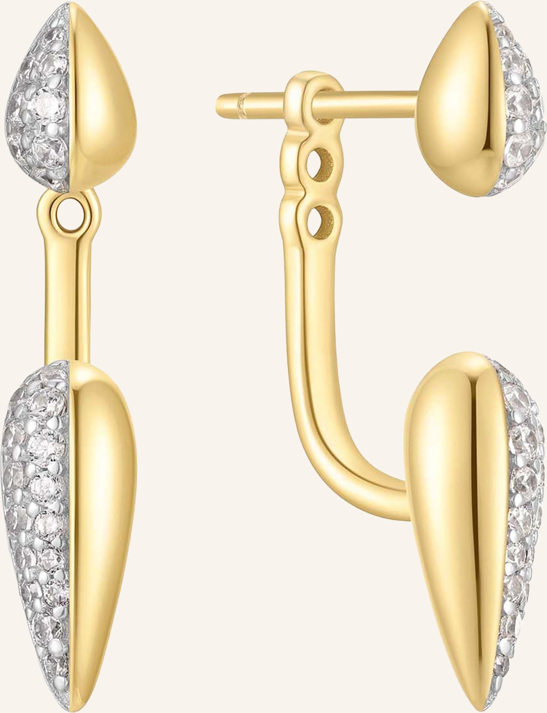 Ania Haie Ohrstecker Aus 925er Sterlingsilber gold