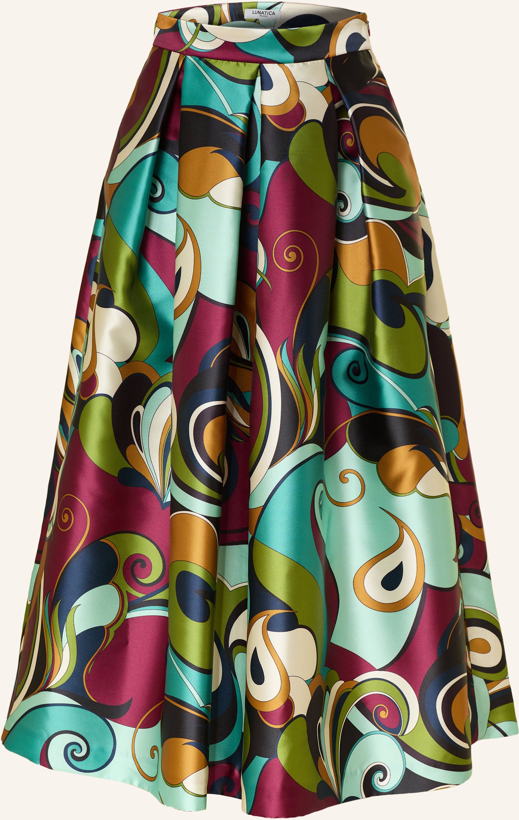 Lunatica Milano Faltenrock blau