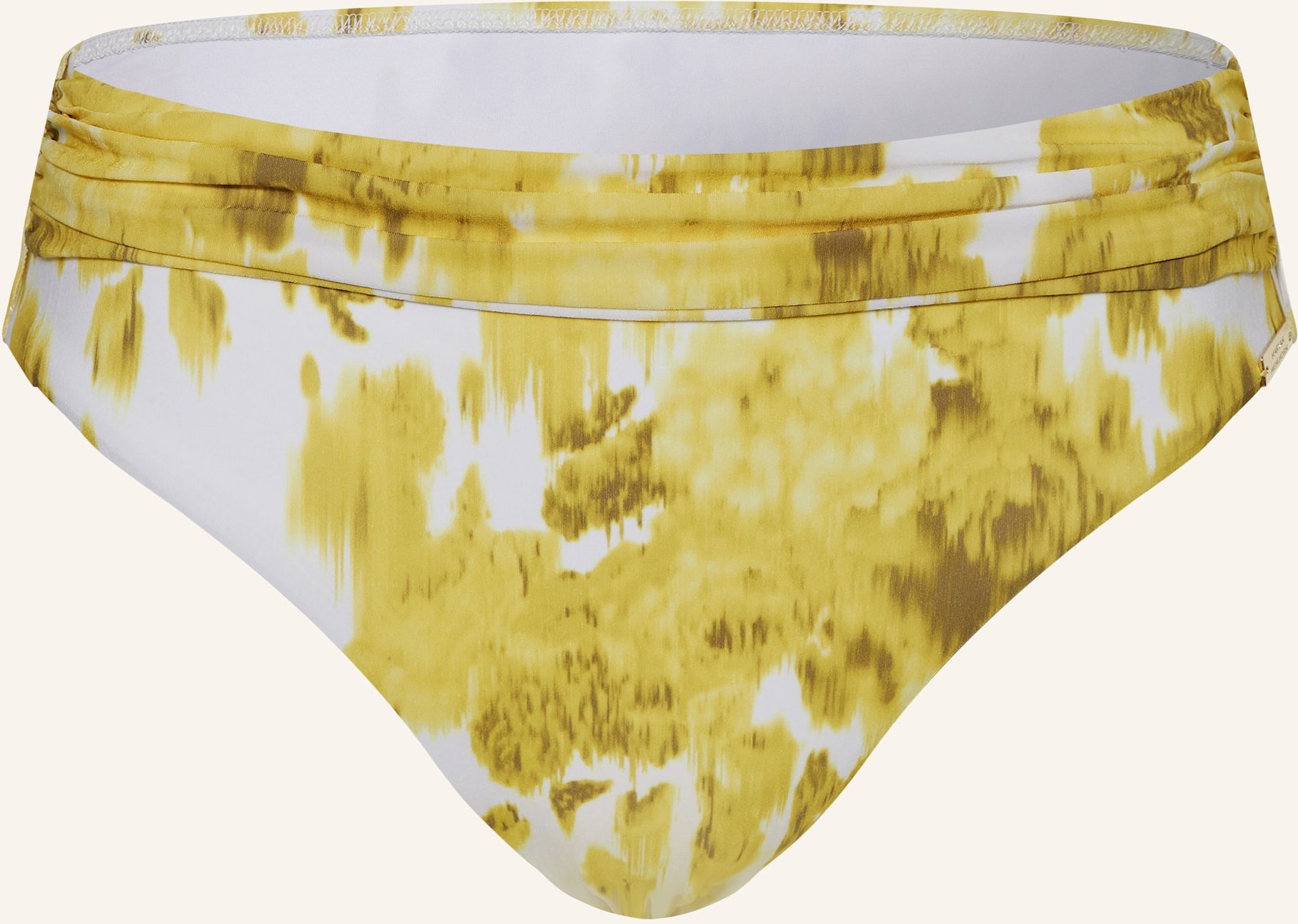 Maryan Mehlhorn Basic-Bikini-Hose Soft Focus Florals gelb