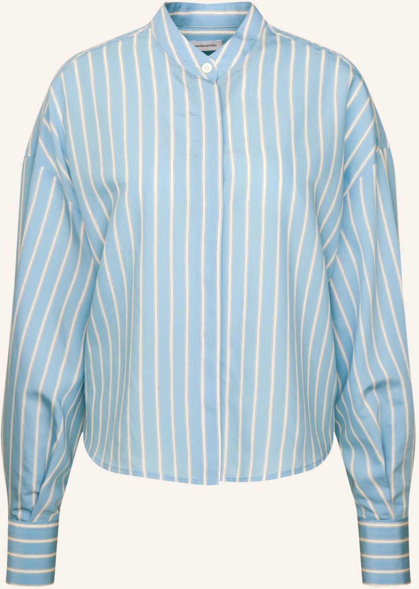 Seidensticker Stehkragenbluse blau