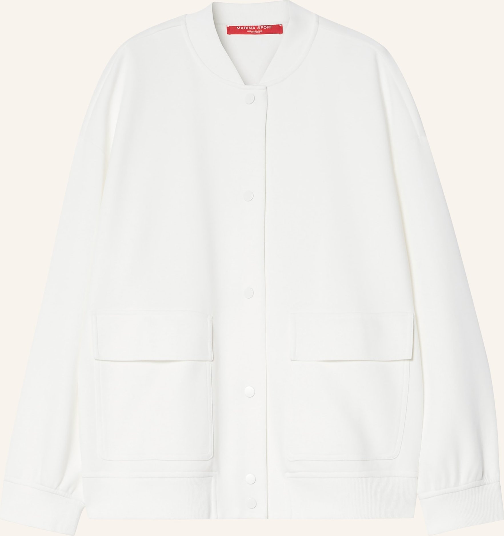 Marina Rinaldi Sweat-Blouson Giraffa weiss