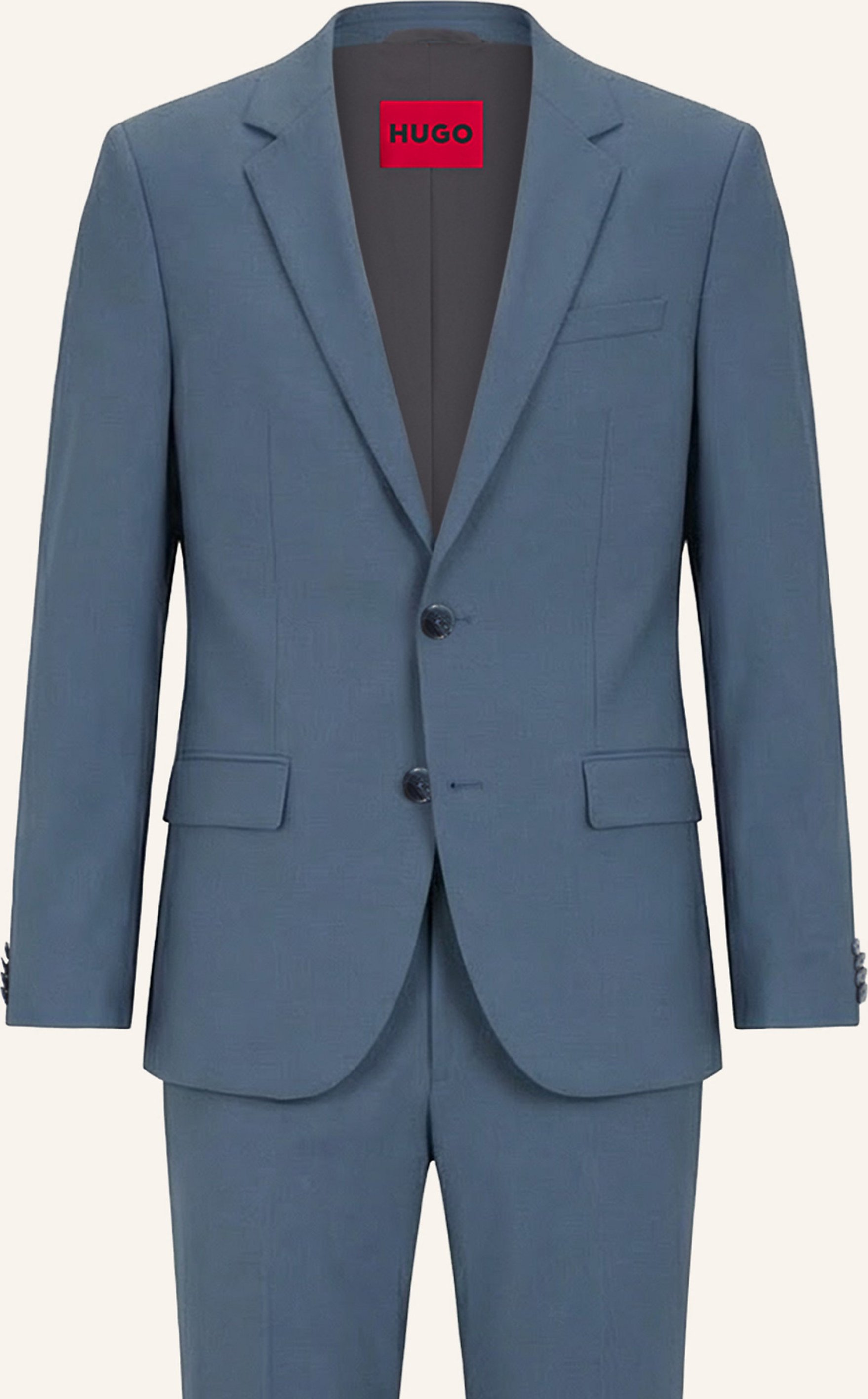 Hugo Business Anzug Henry/getlin232x Slim Fit blau