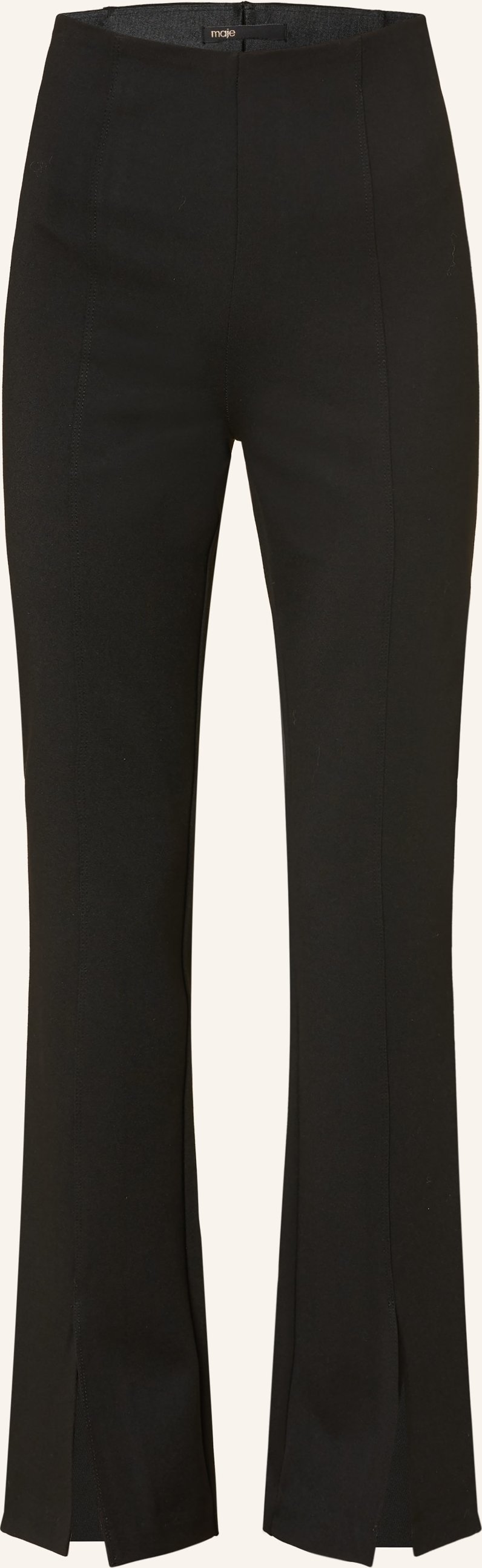 Maje Bootcut-Hose schwarz