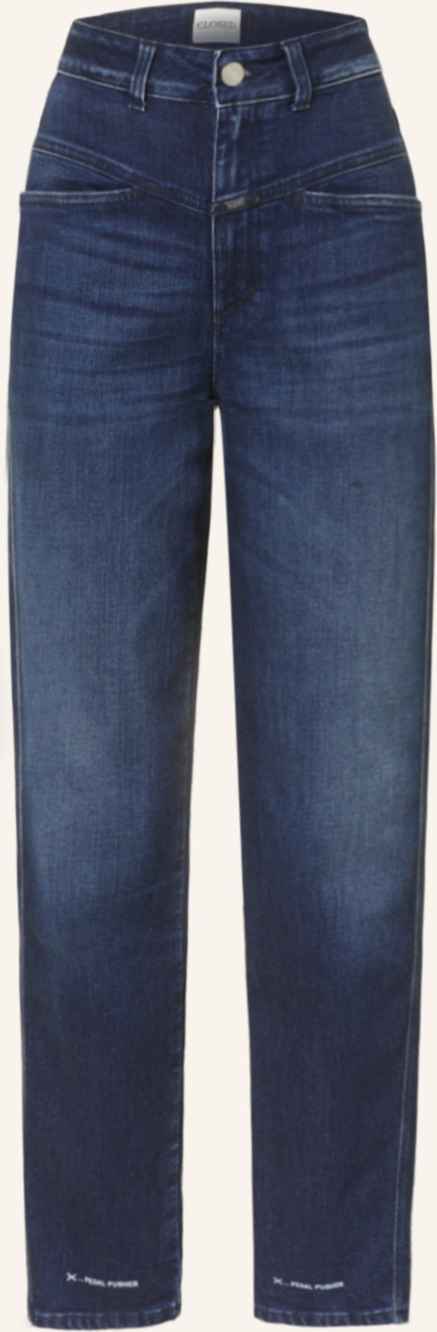 Thumbnail - Closed Cropped Jeans Pedal Pusher blau