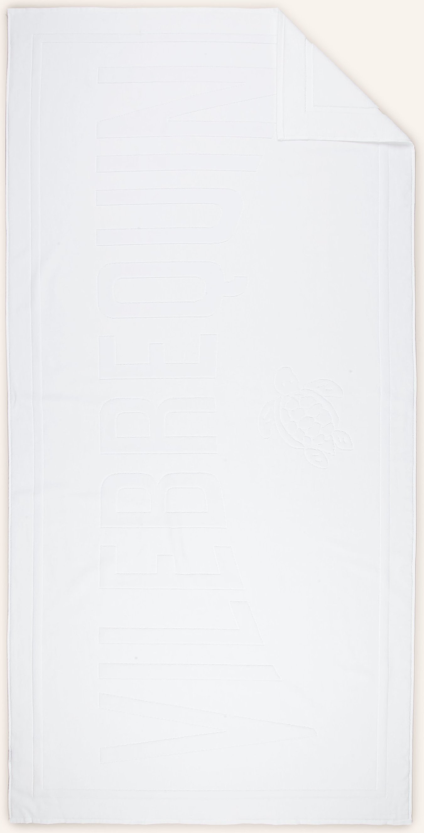 Vilebrequin Strandtuch Solid weiss