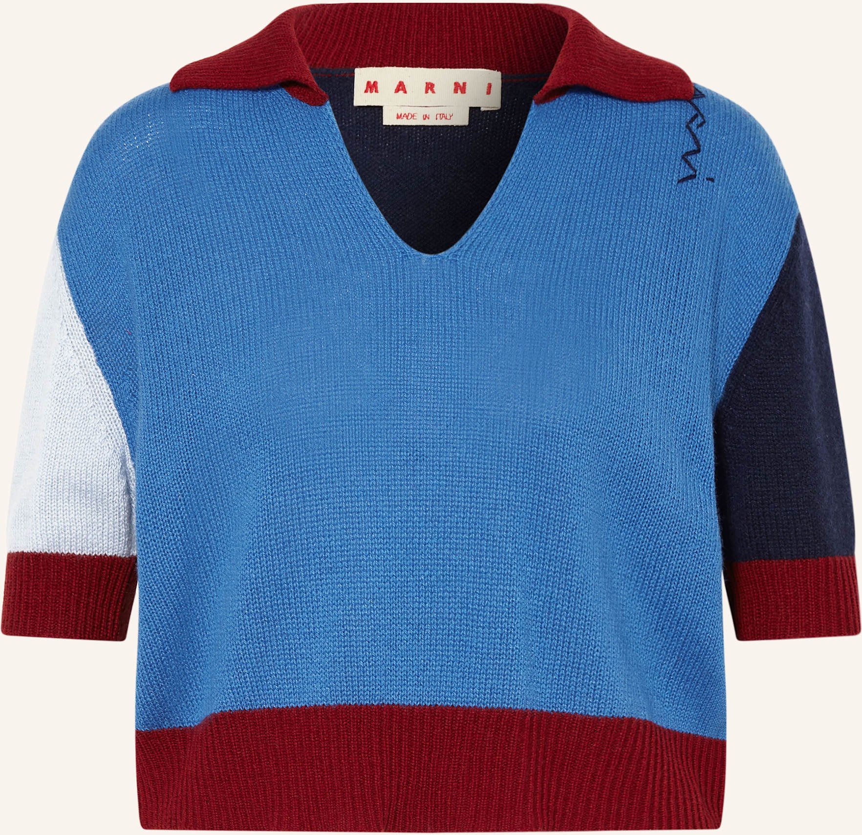 Thumbnail - Marni Strickshirt Aus Cashmere blau