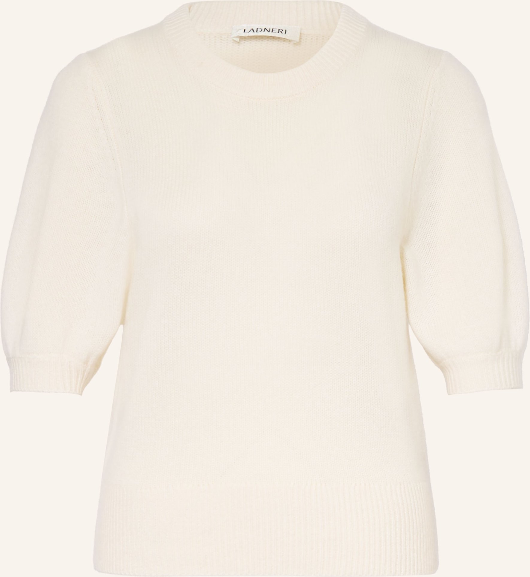 Ladneri Strickshirt Poupette Aus Cashmere weiss